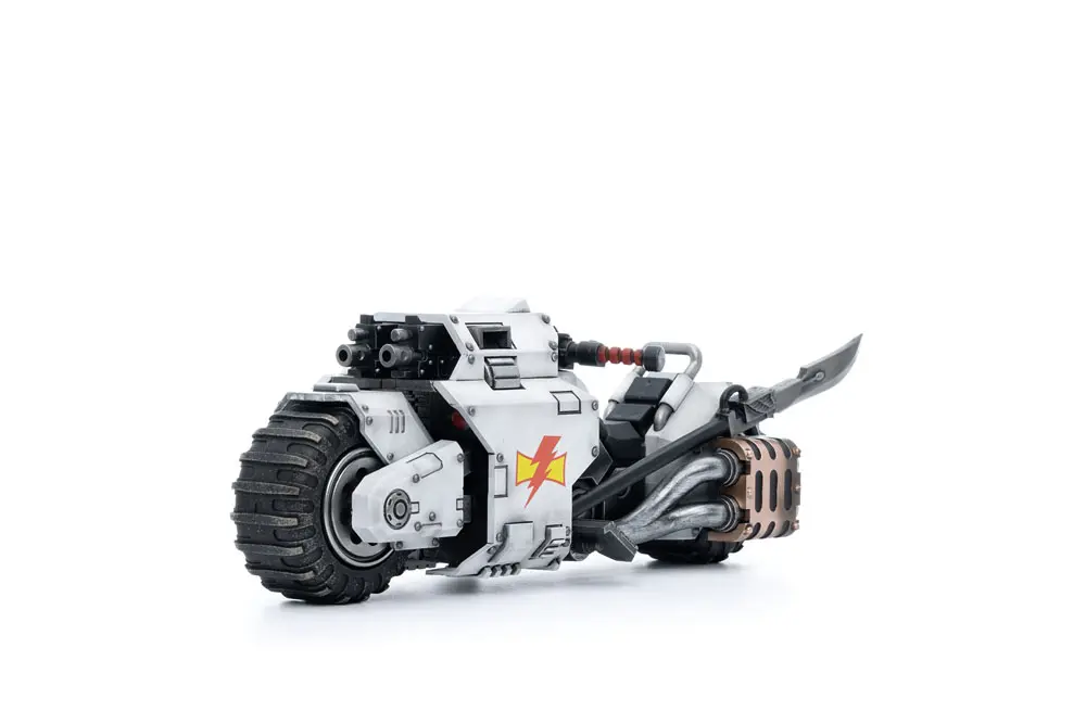 Warhammer 40k vozidlo 1/18 White Scars Raider-pattern Combat Bike 22 cm fotografii produktu
