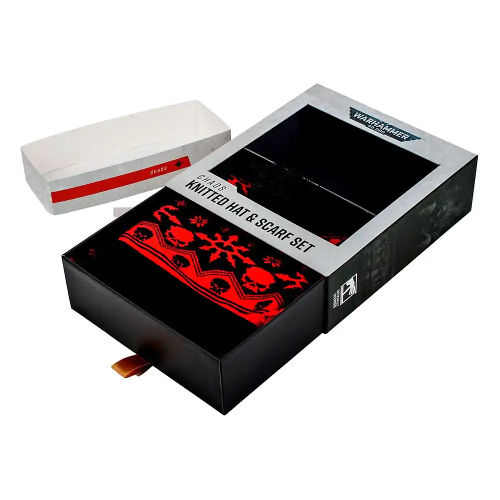 Warhammer 40K Set čepice a šála Chaos fotografii produktu