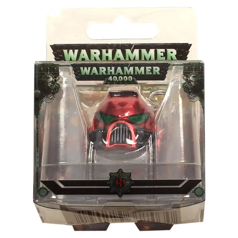 Warhammer 40K kovová klíčenka Space Marine MKVII Helmet Blood Angels fotografii produktu