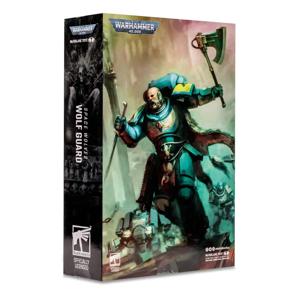 Warhammer 40k akční figurka Space Wolves Wolf Guard 18 cm fotografii produktu