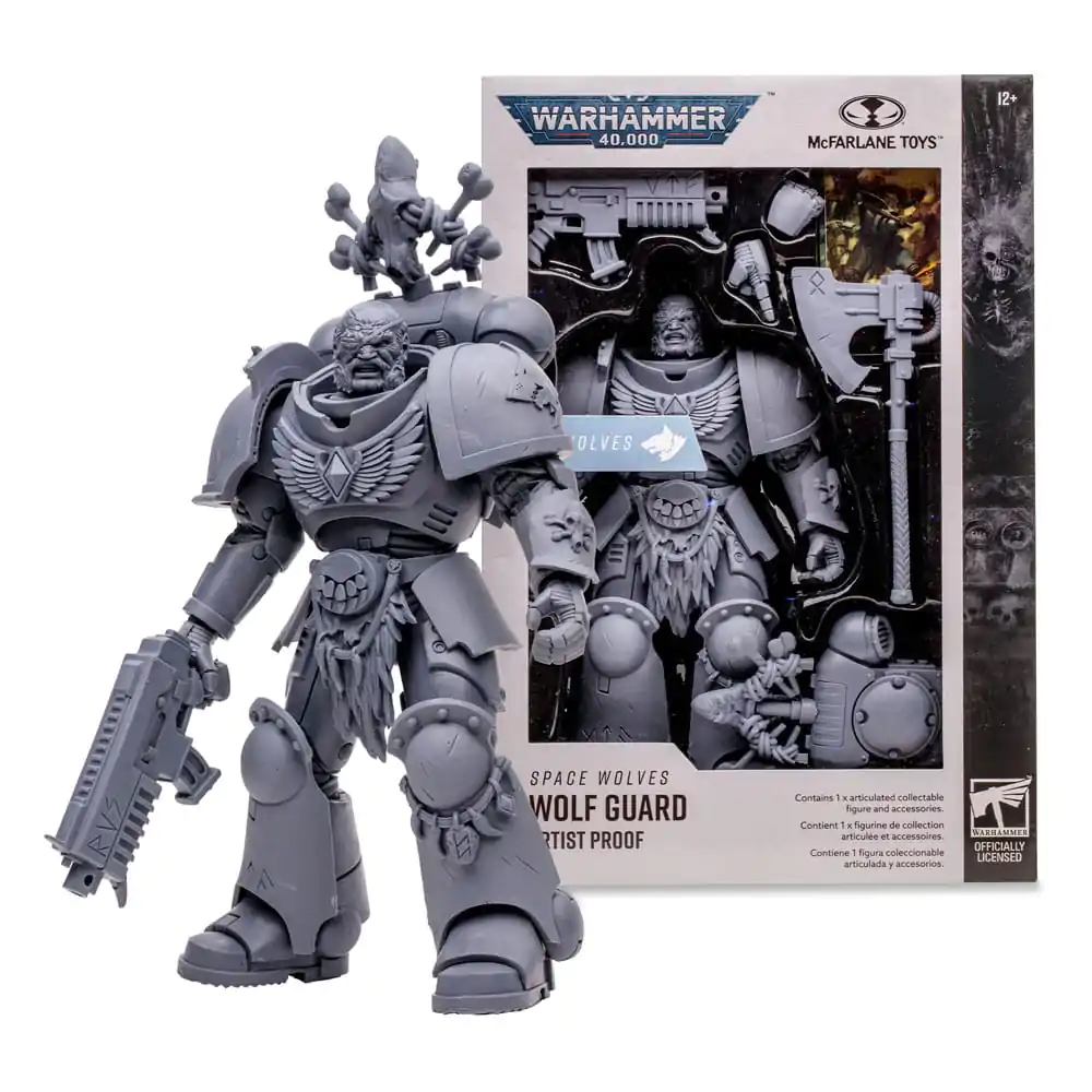 Warhammer 40k akční figurka Space Wolves Wolf Guard (Artist Proof) 18 cm fotografii produktu