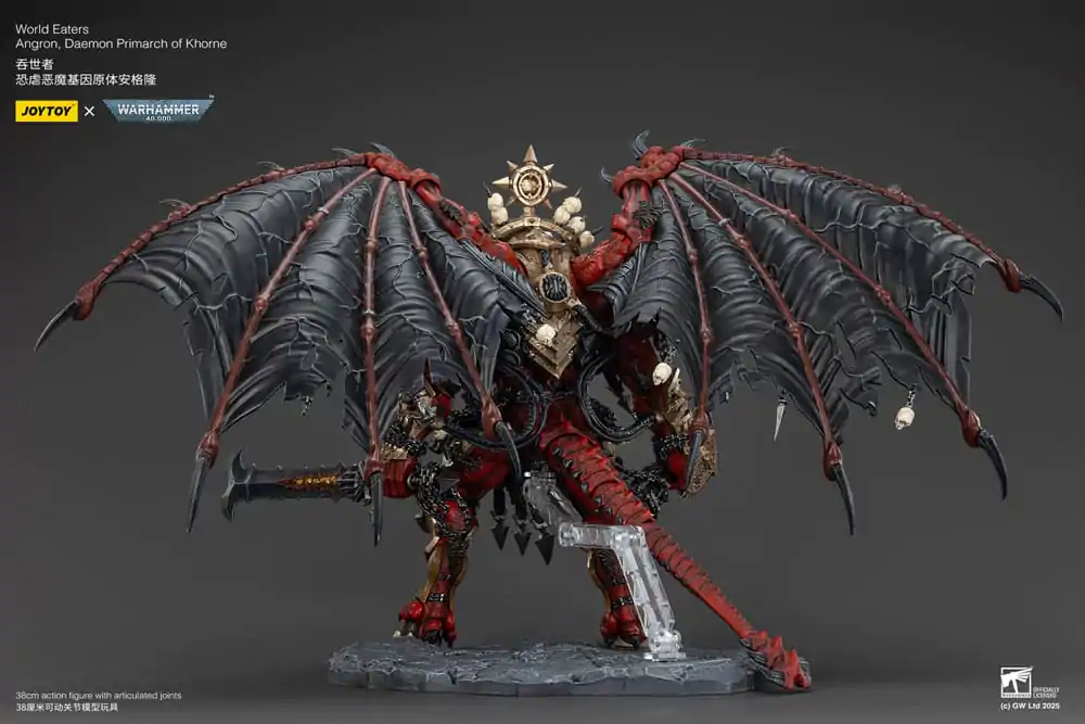 Warhammer 40k akční figurka World Eaters Angron Daemon Primarch of Khorne 48 cm fotografii produktu