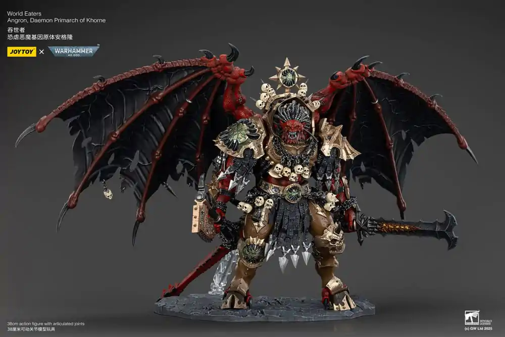 Warhammer 40k akční figurka World Eaters Angron Daemon Primarch of Khorne 48 cm fotografii produktu