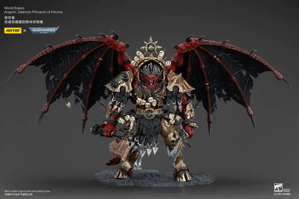 Warhammer 40k akční figurka World Eaters Angron Daemon Primarch of Khorne 48 cm fotografii produktu