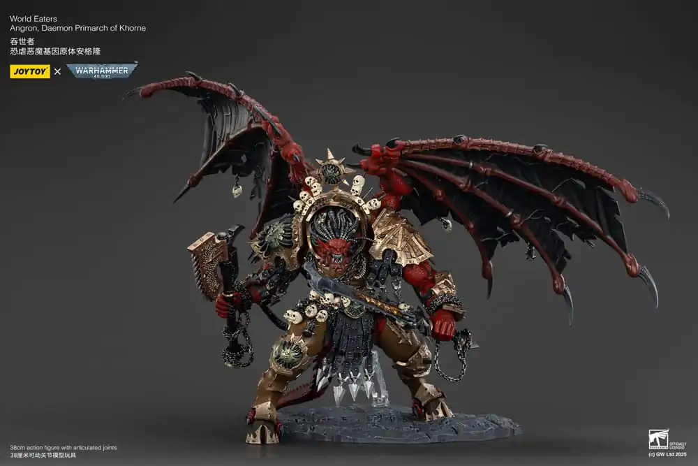 Warhammer 40k akční figurka World Eaters Angron Daemon Primarch of Khorne 48 cm fotografii produktu