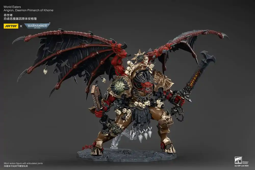 Warhammer 40k akční figurka World Eaters Angron Daemon Primarch of Khorne 48 cm fotografii produktu