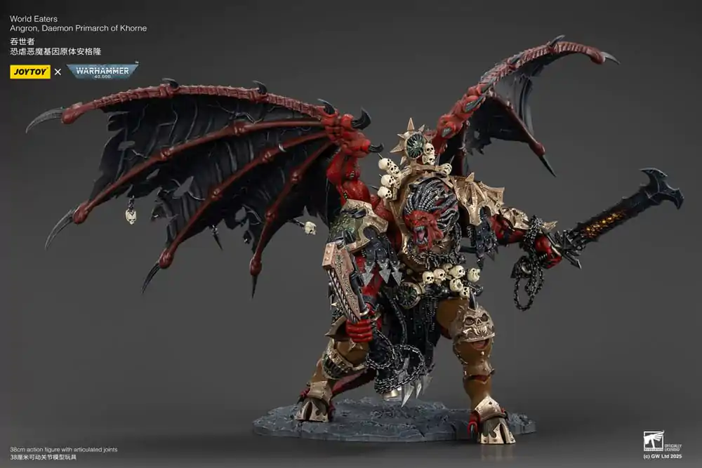 Warhammer 40k akční figurka World Eaters Angron Daemon Primarch of Khorne 48 cm fotografii produktu