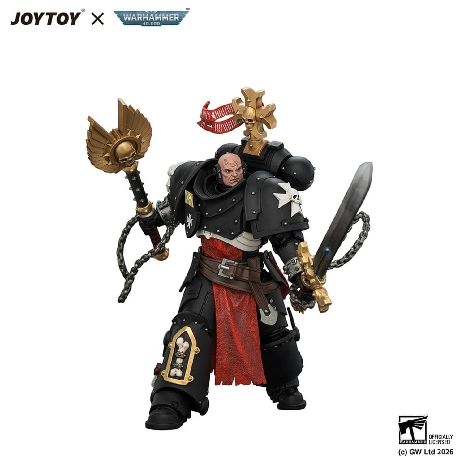 Warhammer Akční figurka Black Templars Execrator 1 12 cm fotografii produktu