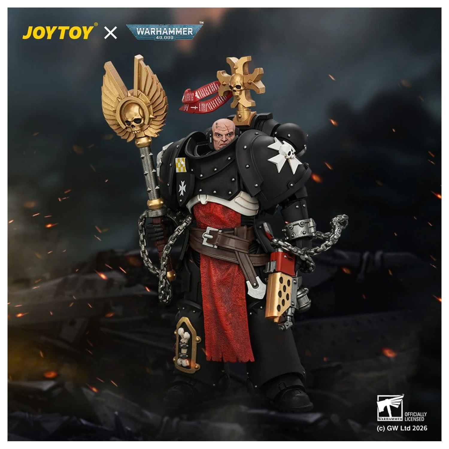 Warhammer Akční figurka Black Templars Execrator 1 12 cm fotografii produktu