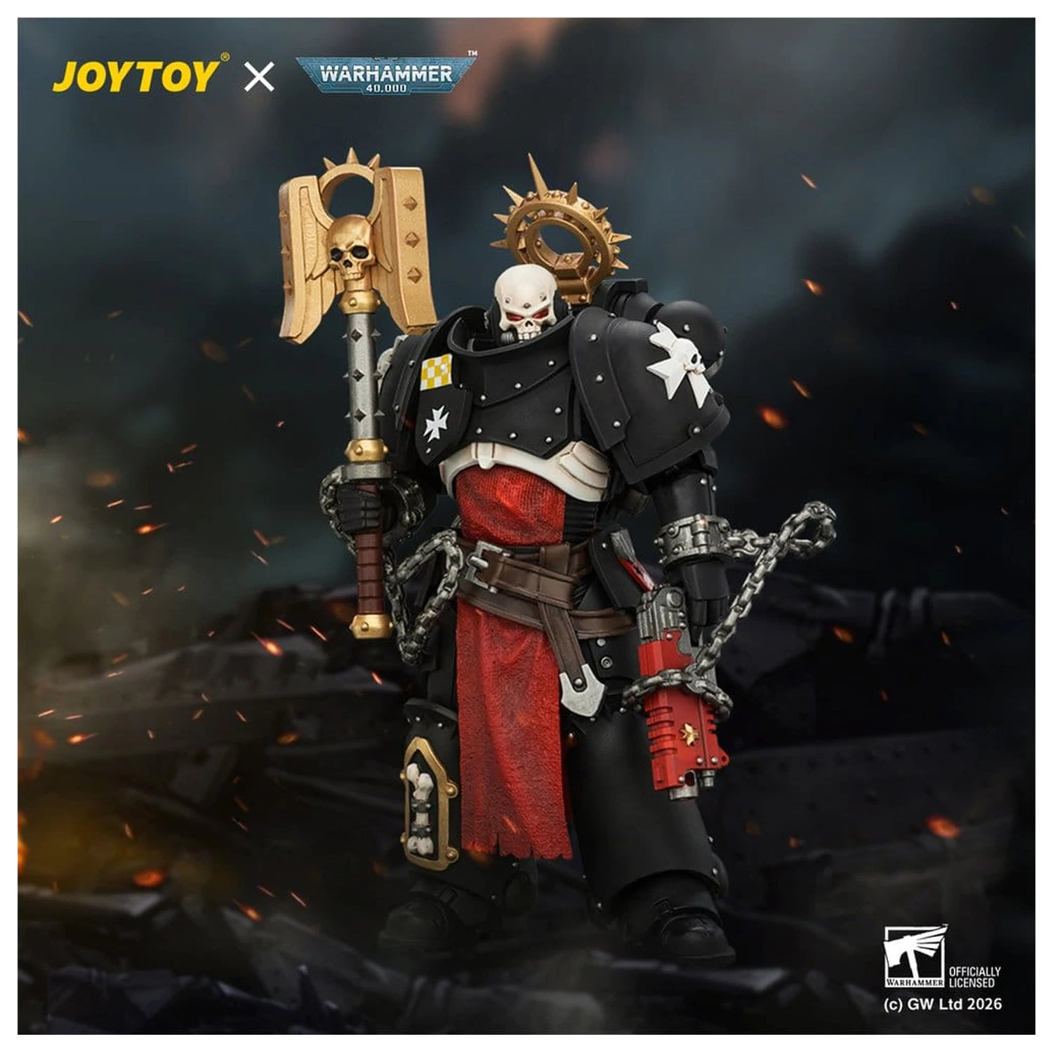 Warhammer akční figurka Black Templars Execrator 2 12 cm fotografii produktu