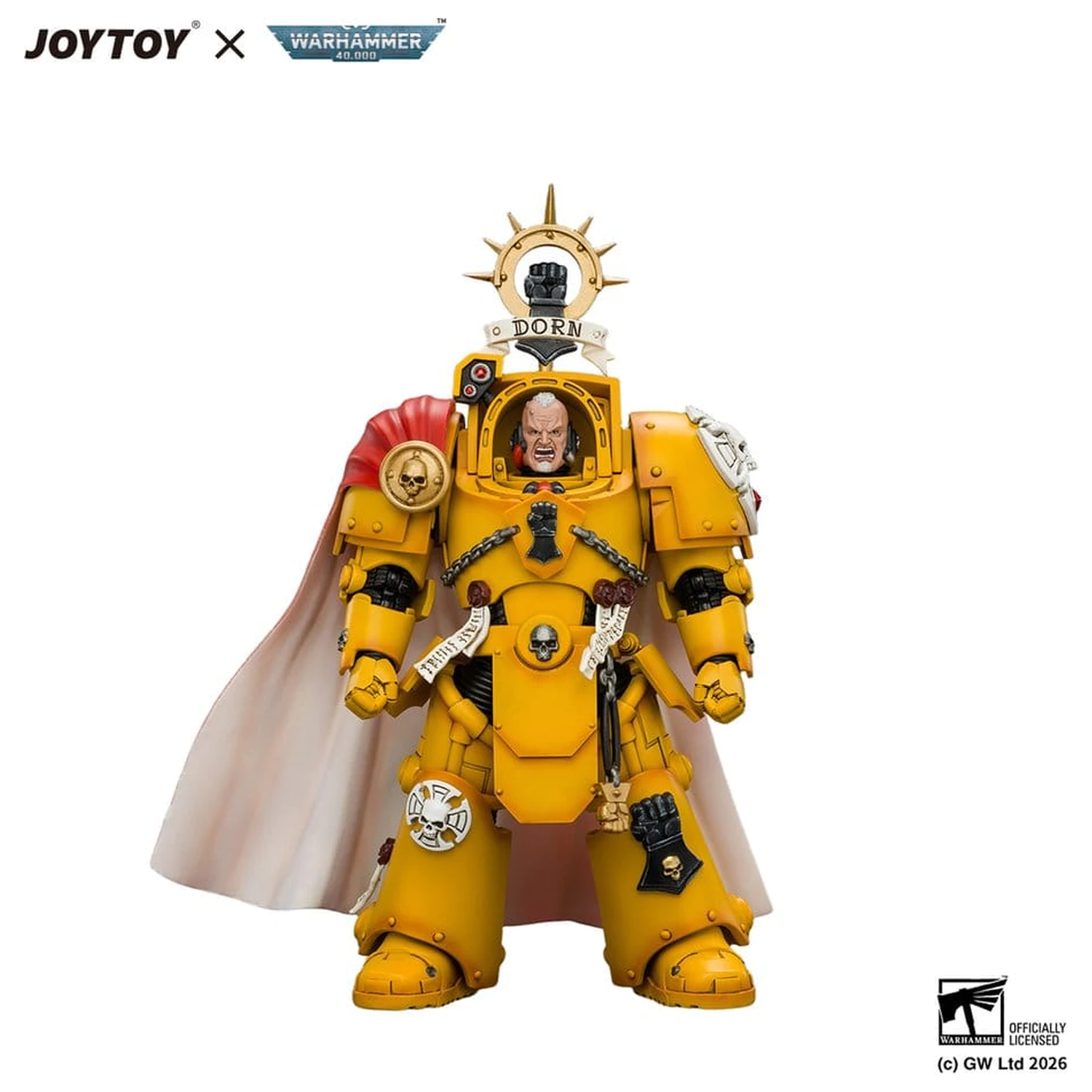 Warhammer Action Figure Imperial Fists Darnath Lysander 14 cm fotografii produktu