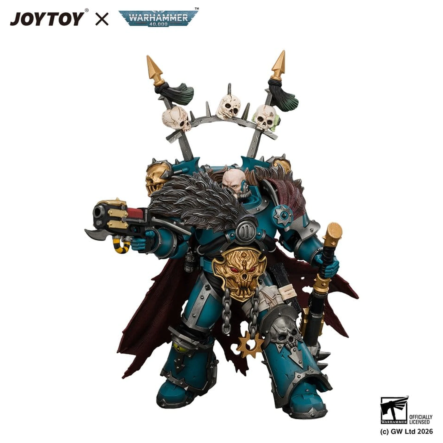 Warhammer akční figurka Alpha Legion Chaos Lord 13 cm fotografii produktu