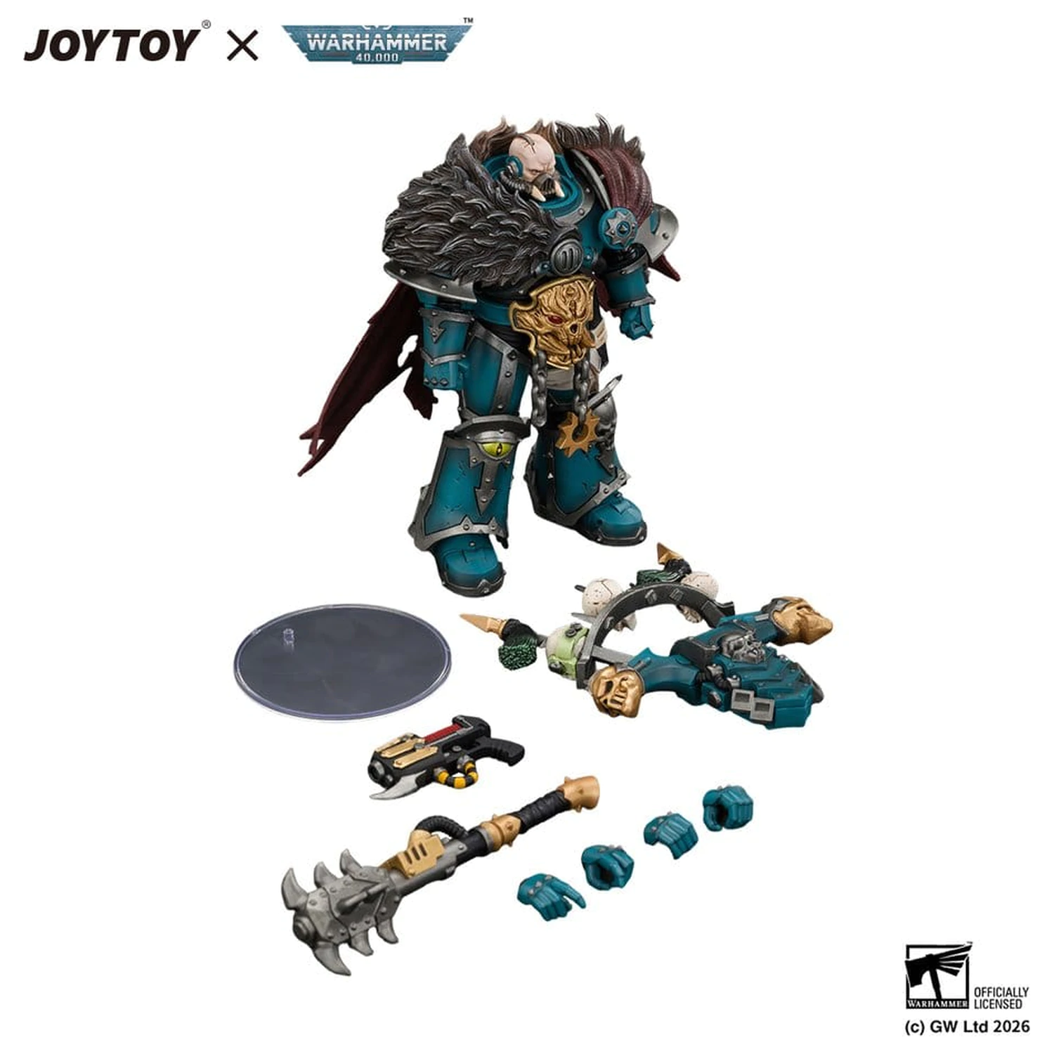 Warhammer akční figurka Alpha Legion Chaos Lord 13 cm fotografii produktu