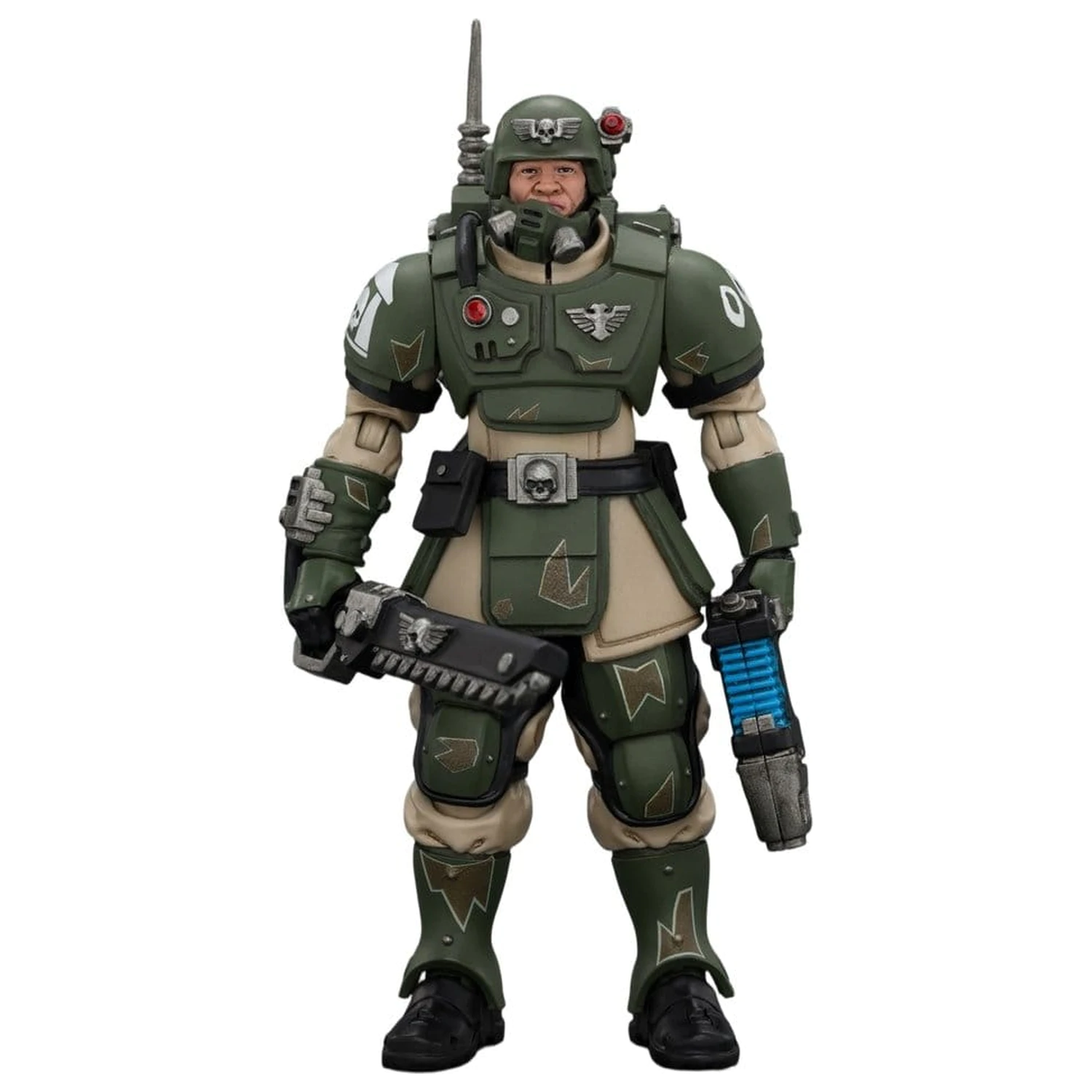 Warhammer Akční figurka Astra Militarum Kasrkin 1 s Chainsword a Plasma Pistol fotografii produktu