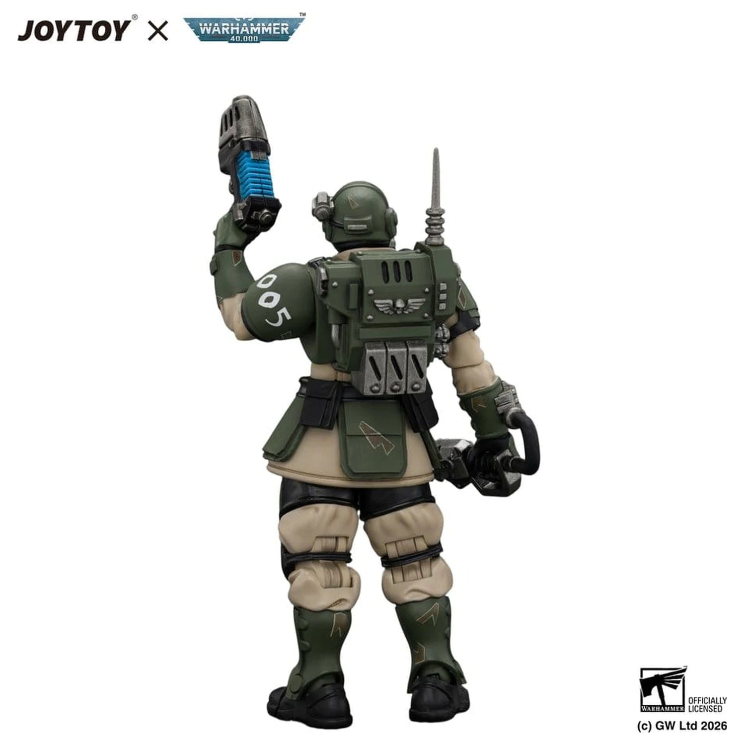 Warhammer Akční figurka Astra Militarum Kasrkin 1 s Chainsword a Plasma Pistol fotografii produktu