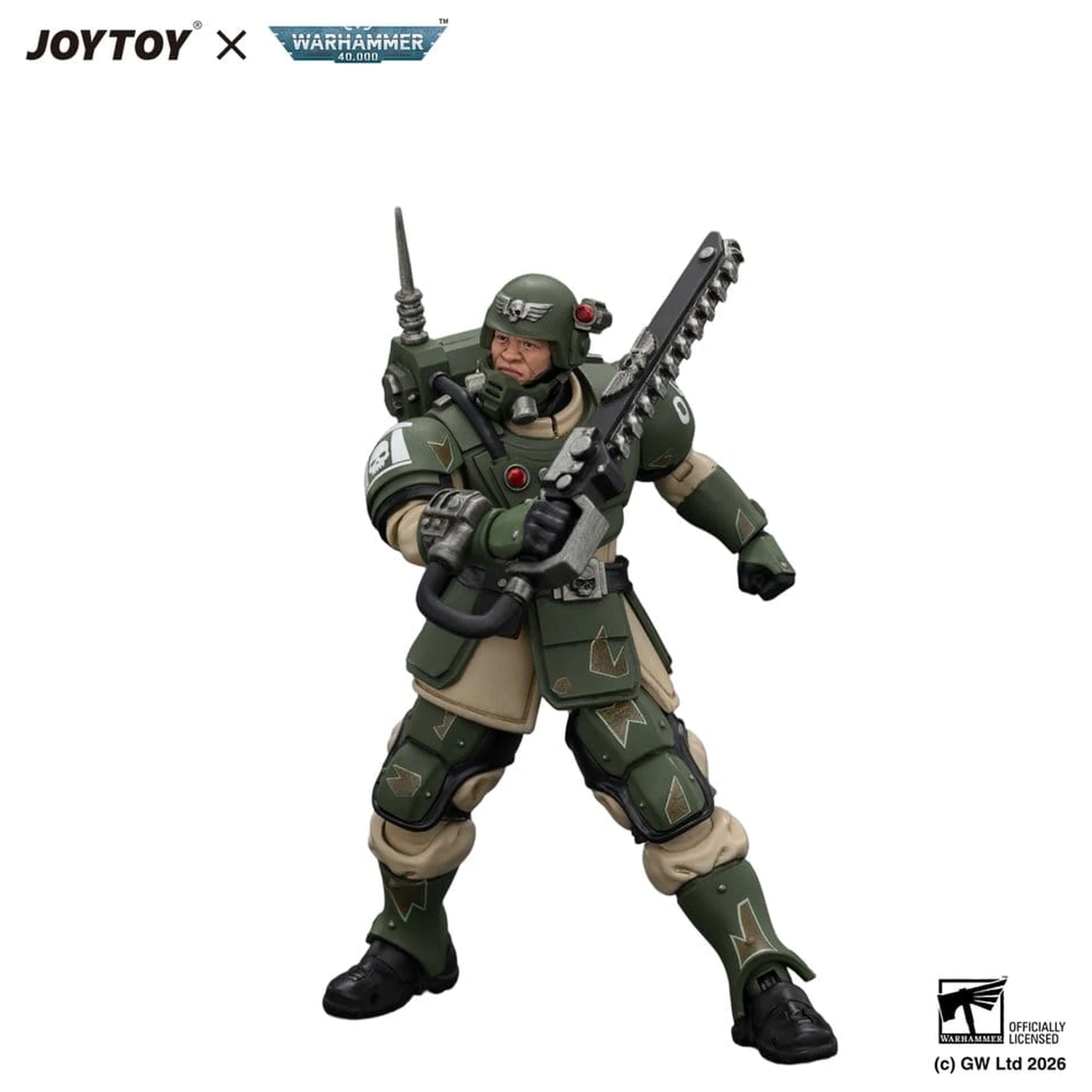 Warhammer Akční figurka Astra Militarum Kasrkin 1 s Chainsword a Plasma Pistol fotografii produktu