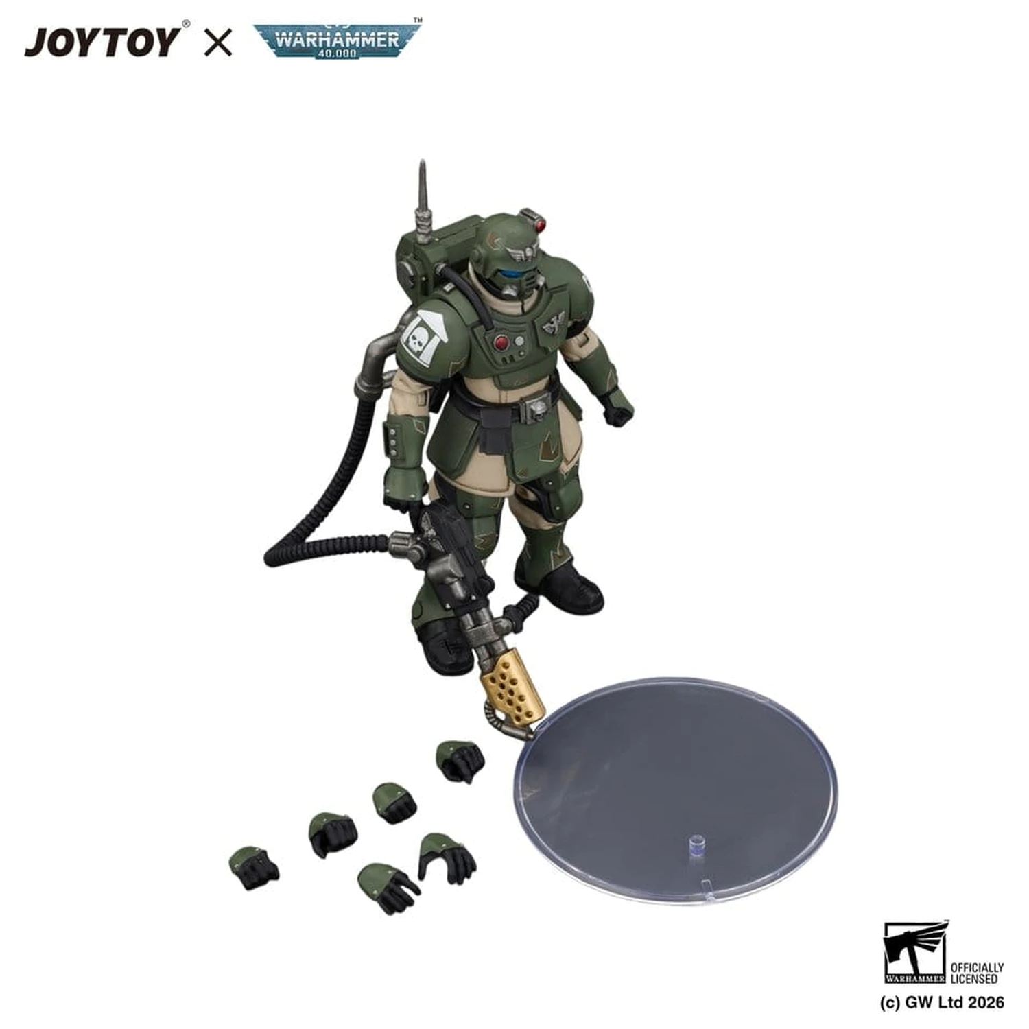 Warhammer Akční figurka Astra Militarum Kasrkin 2 s Flamerem fotografii produktu
