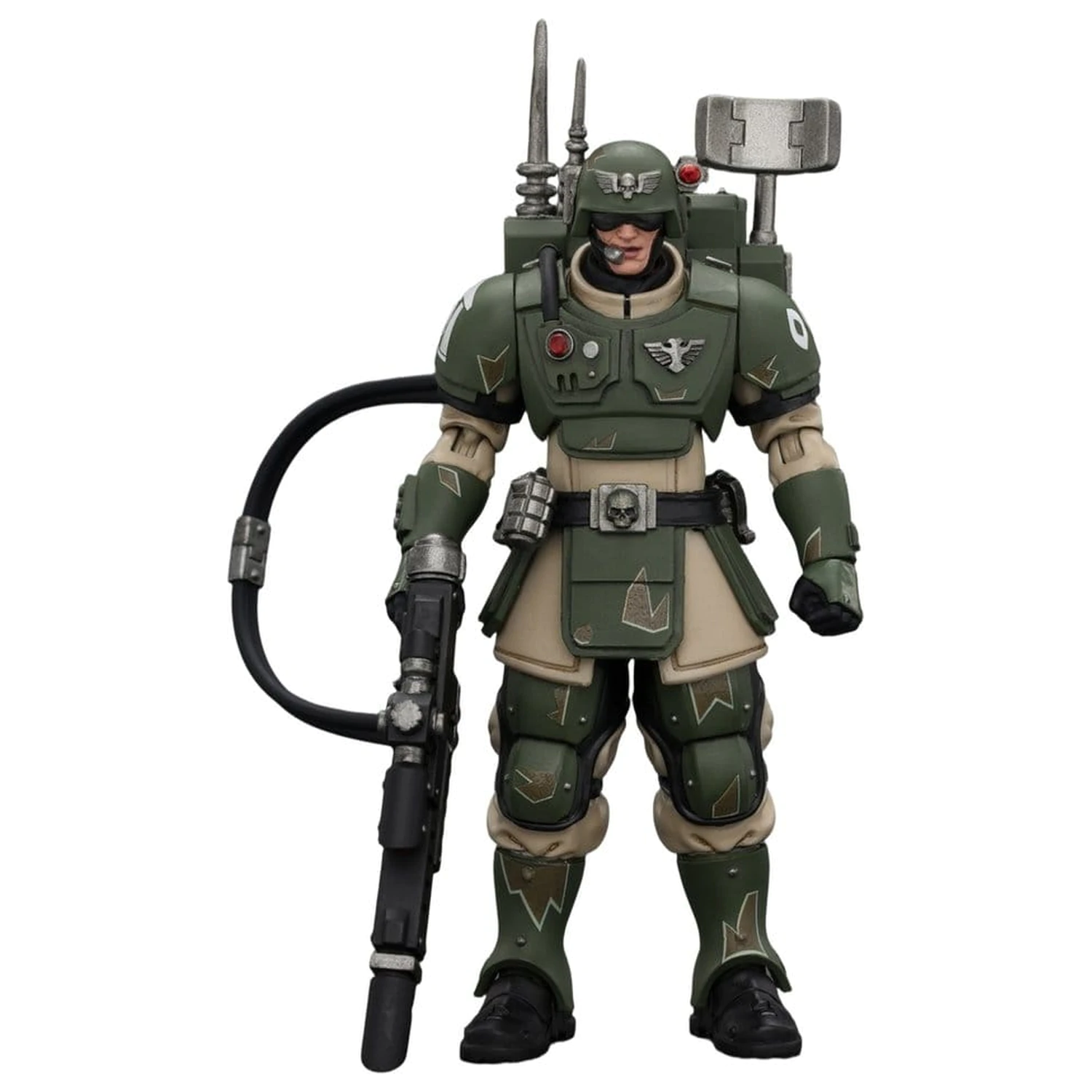 Warhammer akční figurka Astra Militarum Kasrkin 3 s Hot-shot Lasgun a Vox-caster fotografii produktu