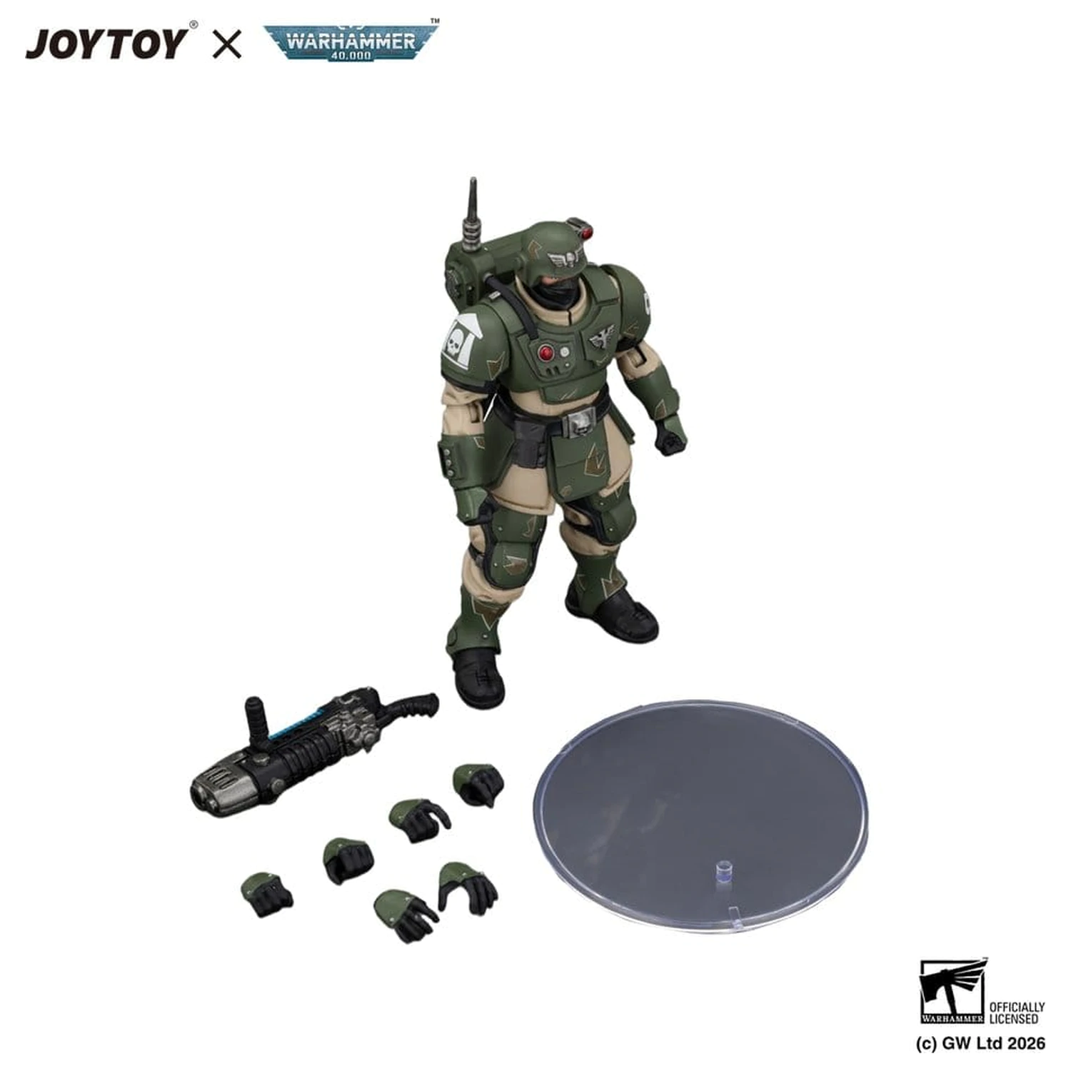 Warhammer Akční figurka Astra Militarum Kasrkin 4 s Plasma Gun fotografii produktu