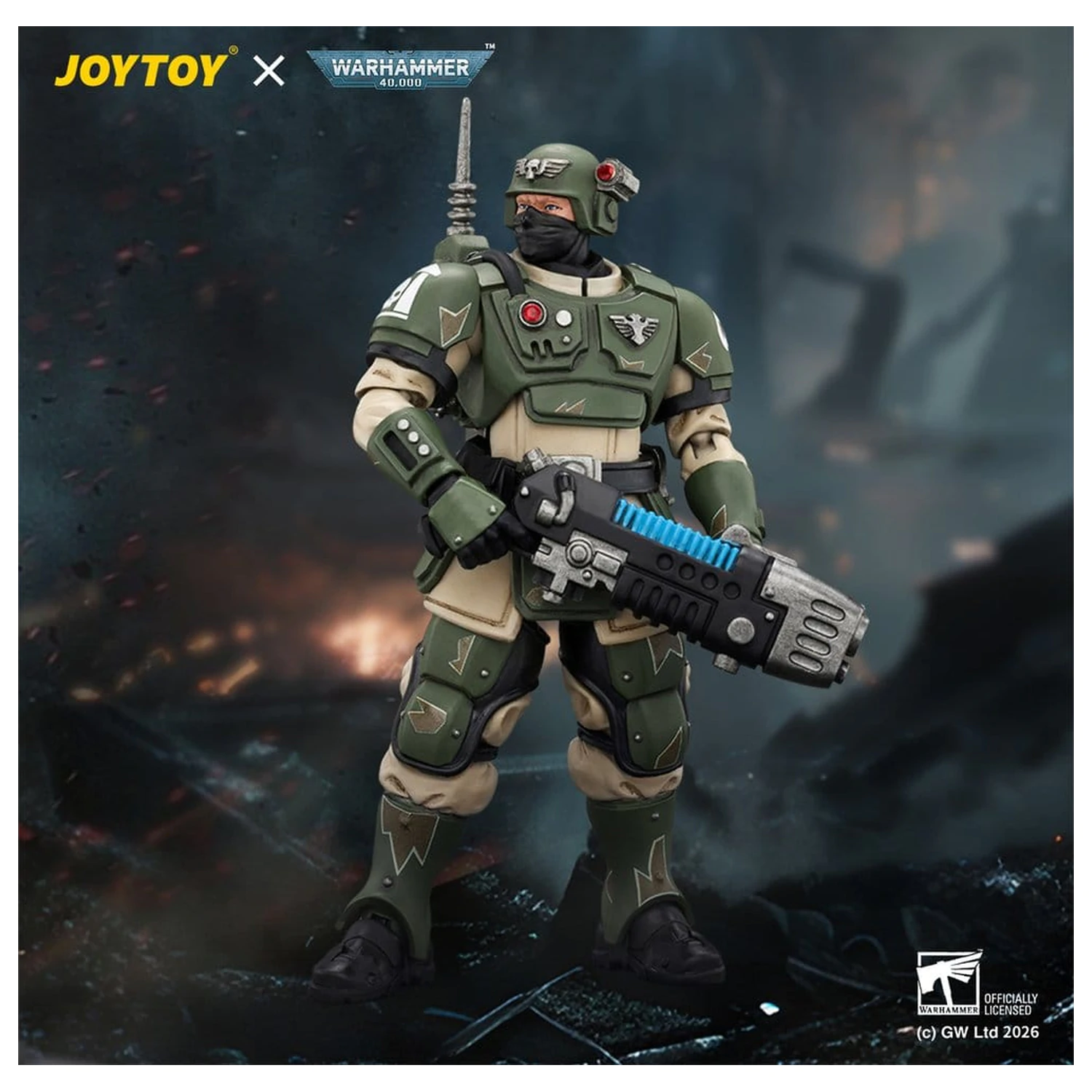 Warhammer Akční figurka Astra Militarum Kasrkin 4 s Plasma Gun fotografii produktu