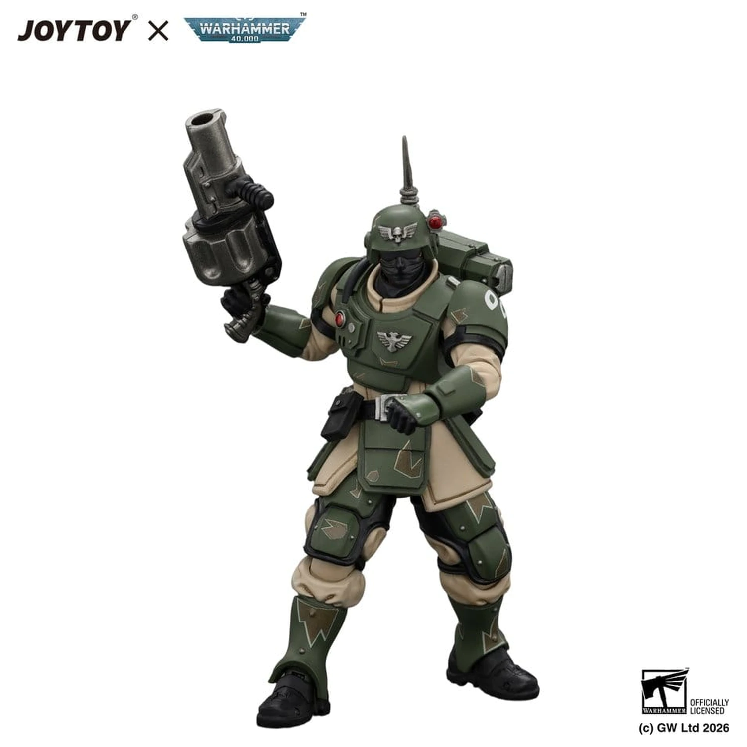 Warhammer akční figurka Astra Militarum Kasrkin 5 s granátometem fotografii produktu