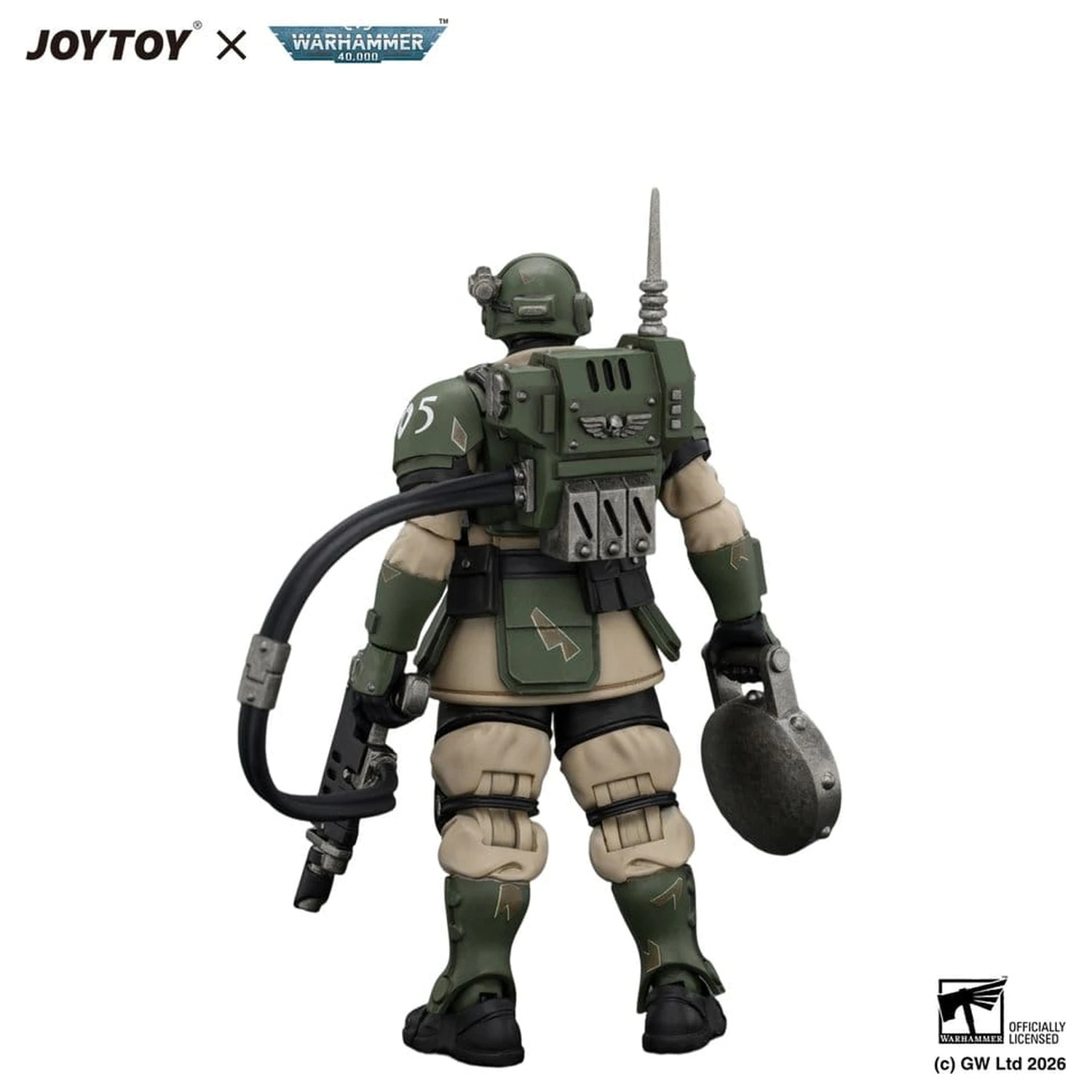 Warhammer akční figurka Astra Militarum Kasrkin 6 s Hot-shot Laspistol fotografii produktu