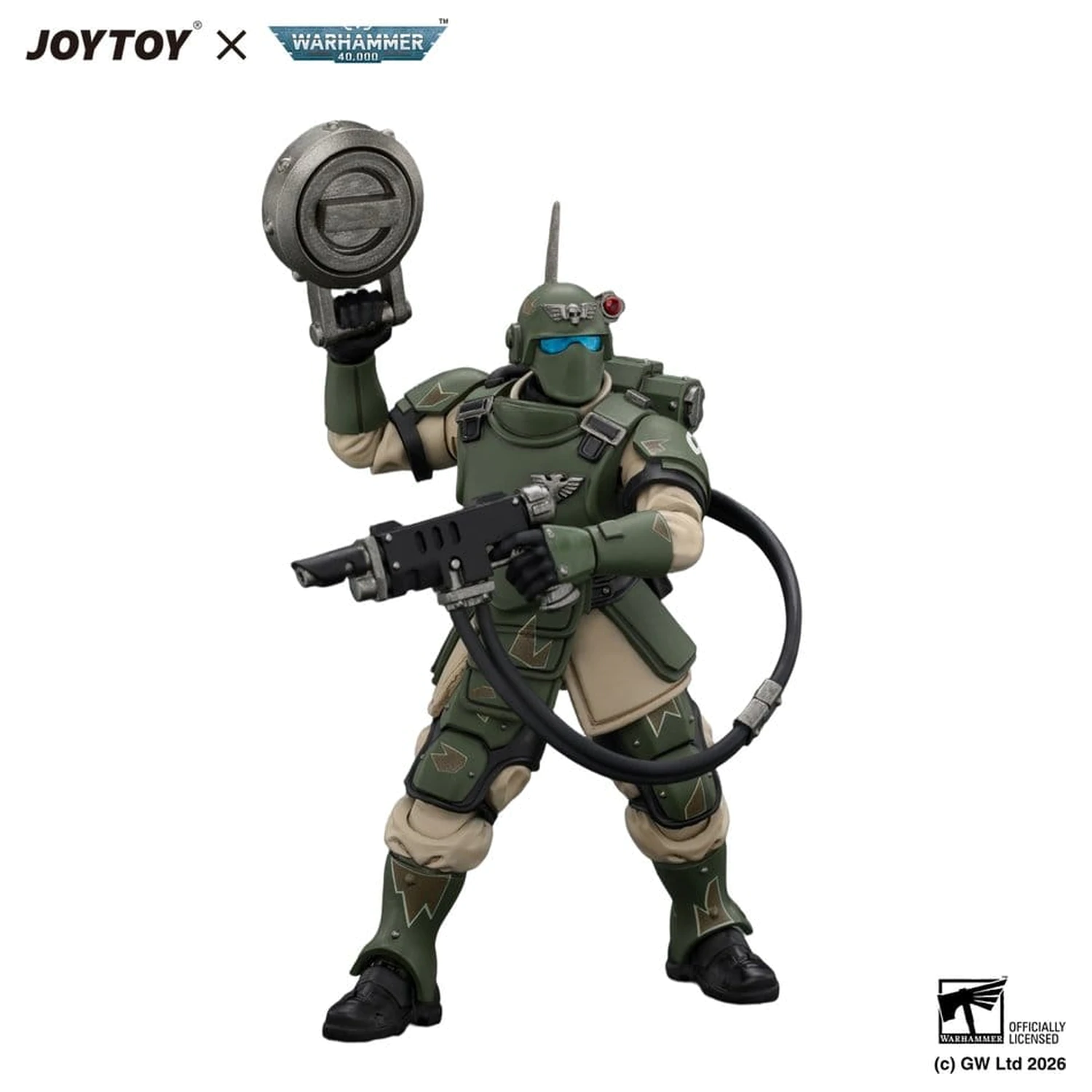 Warhammer akční figurka Astra Militarum Kasrkin 6 s Hot-shot Laspistol fotografii produktu