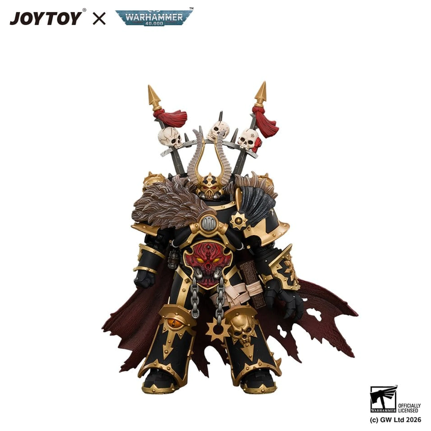 Warhammer Akční figurka Black Legion Chaos Lord 13 cm fotografii produktu