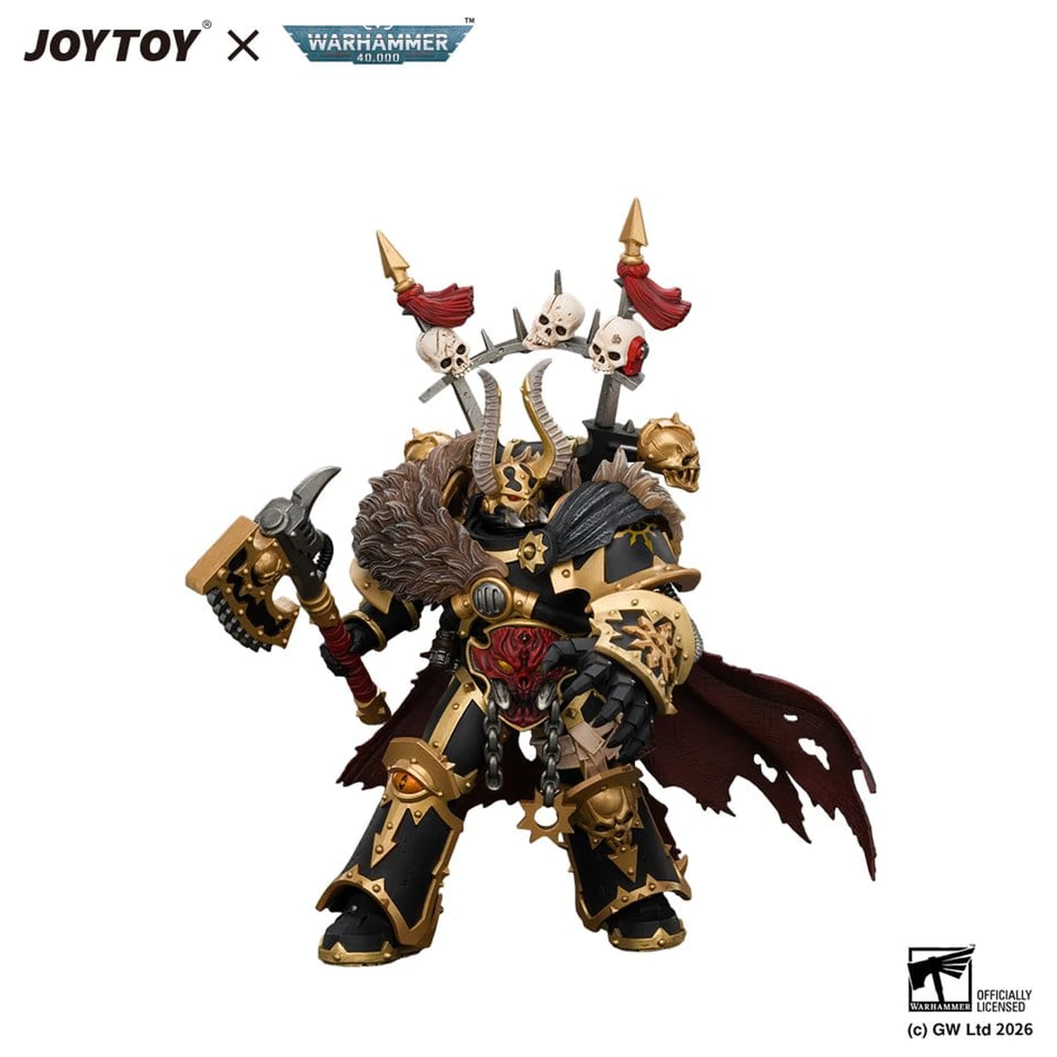Warhammer Akční figurka Black Legion Chaos Lord 13 cm fotografii produktu