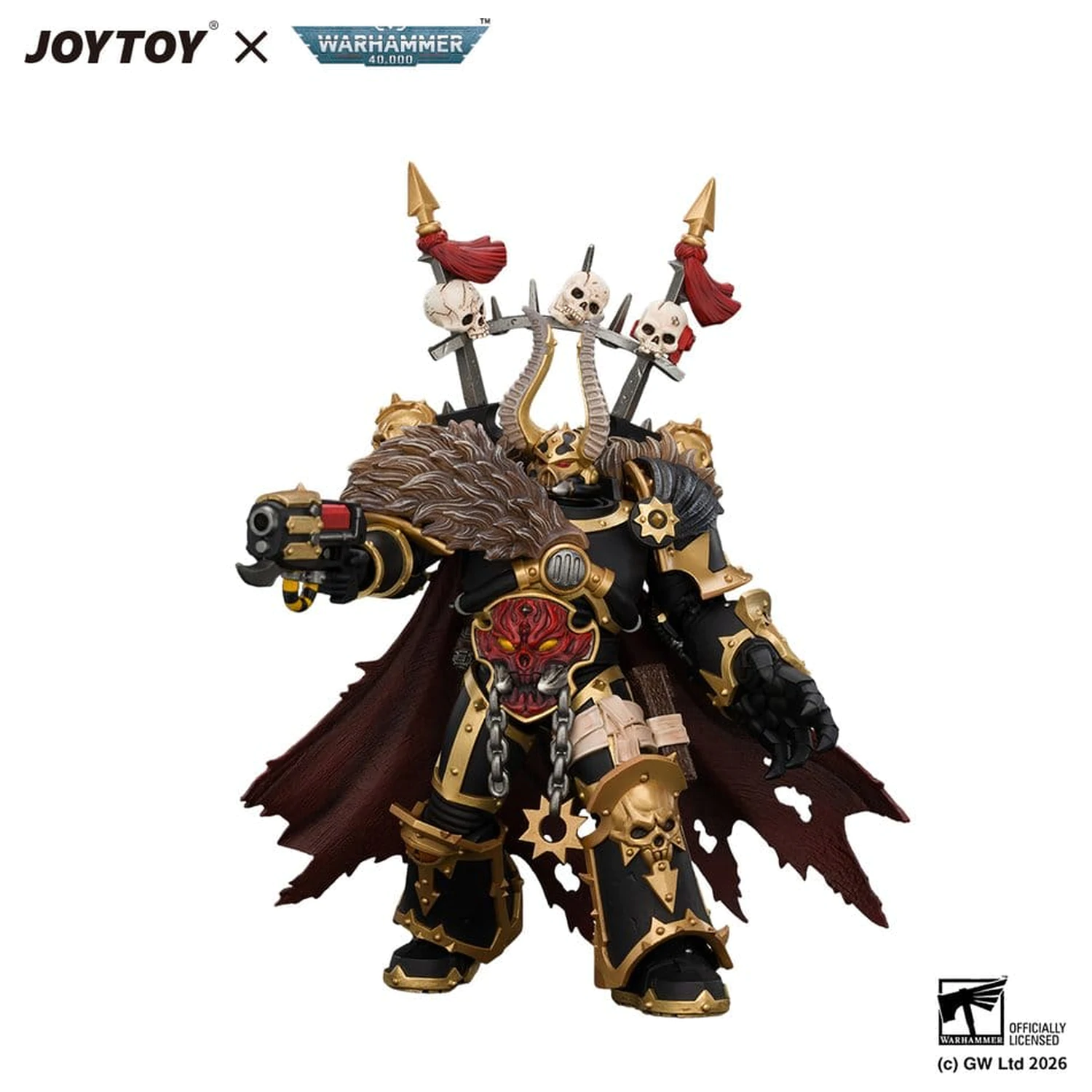 Warhammer Akční figurka Black Legion Chaos Lord 13 cm fotografii produktu