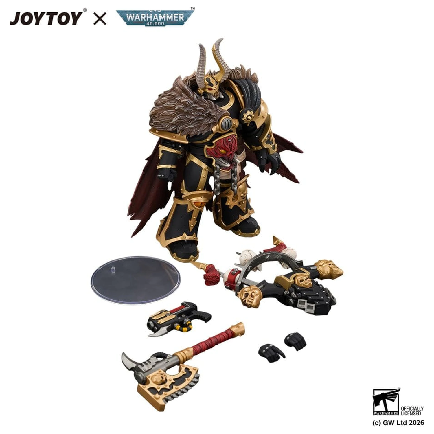 Warhammer Akční figurka Black Legion Chaos Lord 13 cm fotografii produktu