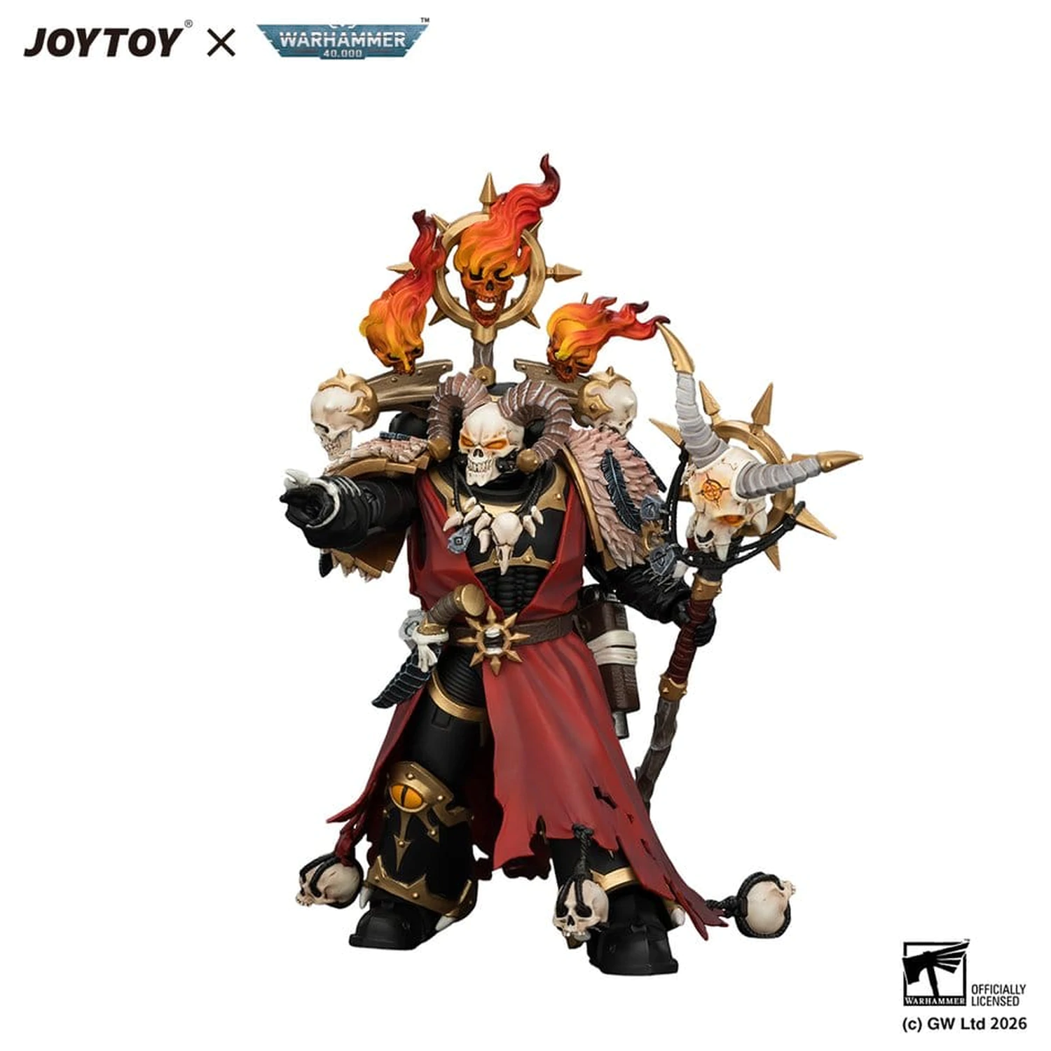 Warhammer akční figurka Black Legion Master of Possession 13 cm fotografii produktu