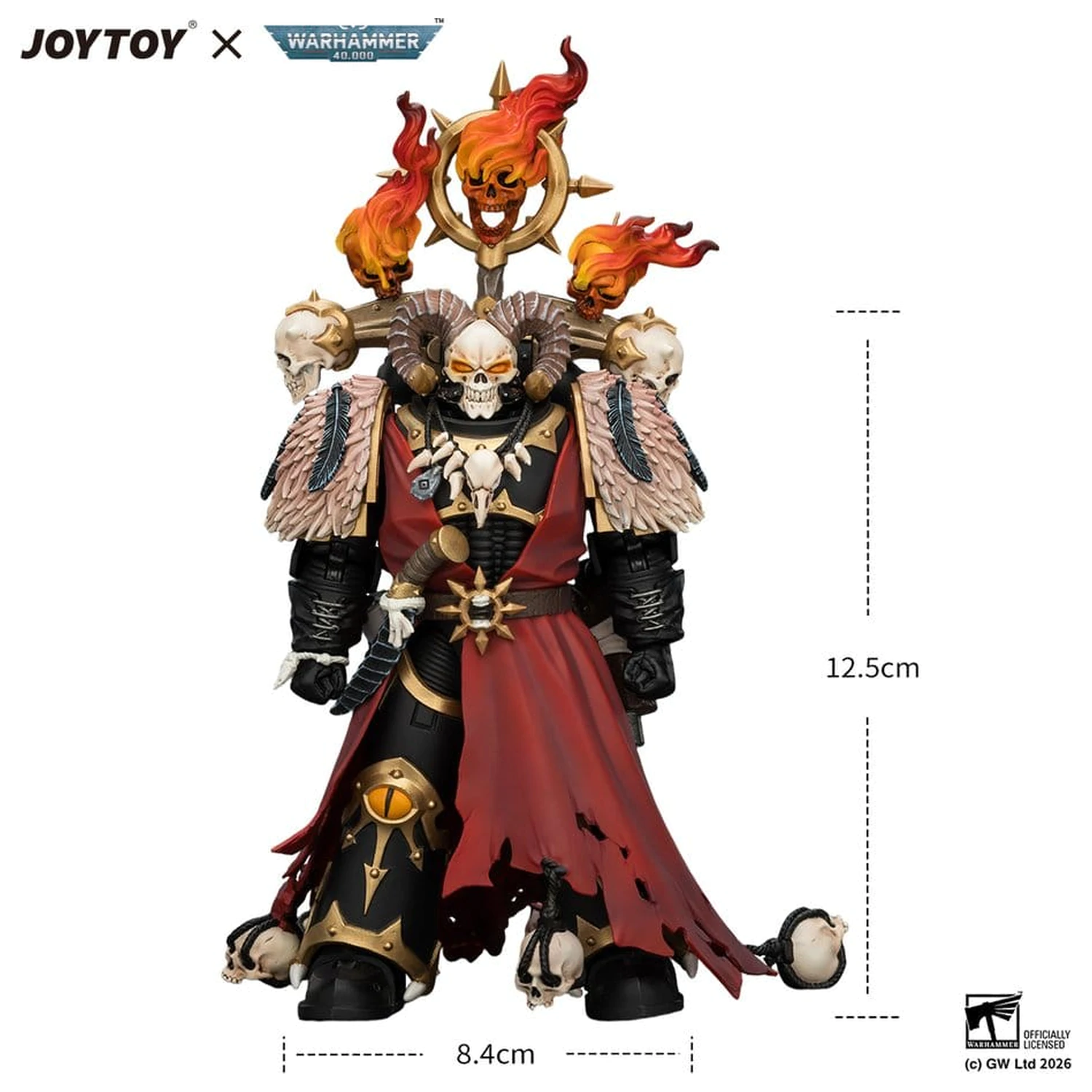 Warhammer akční figurka Black Legion Master of Possession 13 cm fotografii produktu