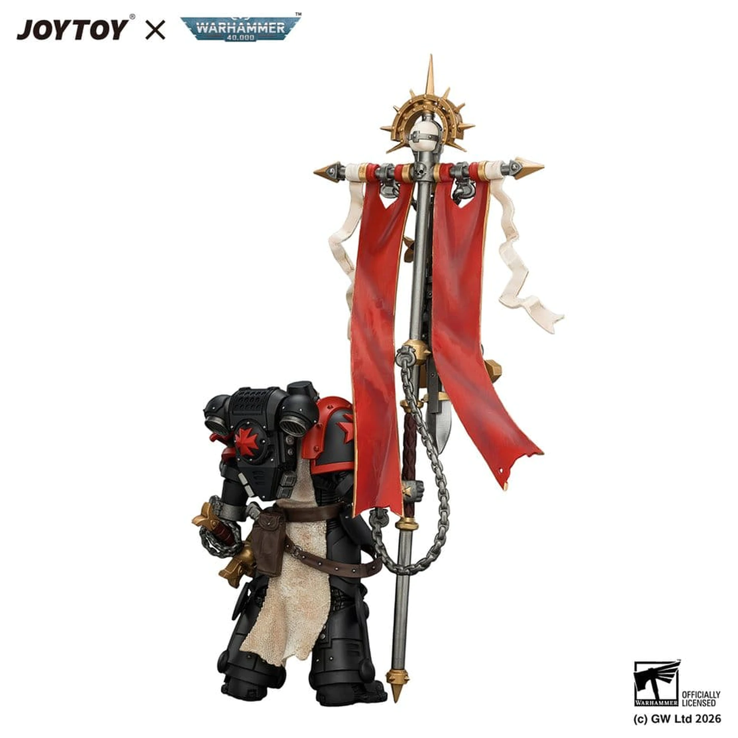 Warhammer akční figurka Black Templars Crusader Ancient 12 cm fotografii produktu