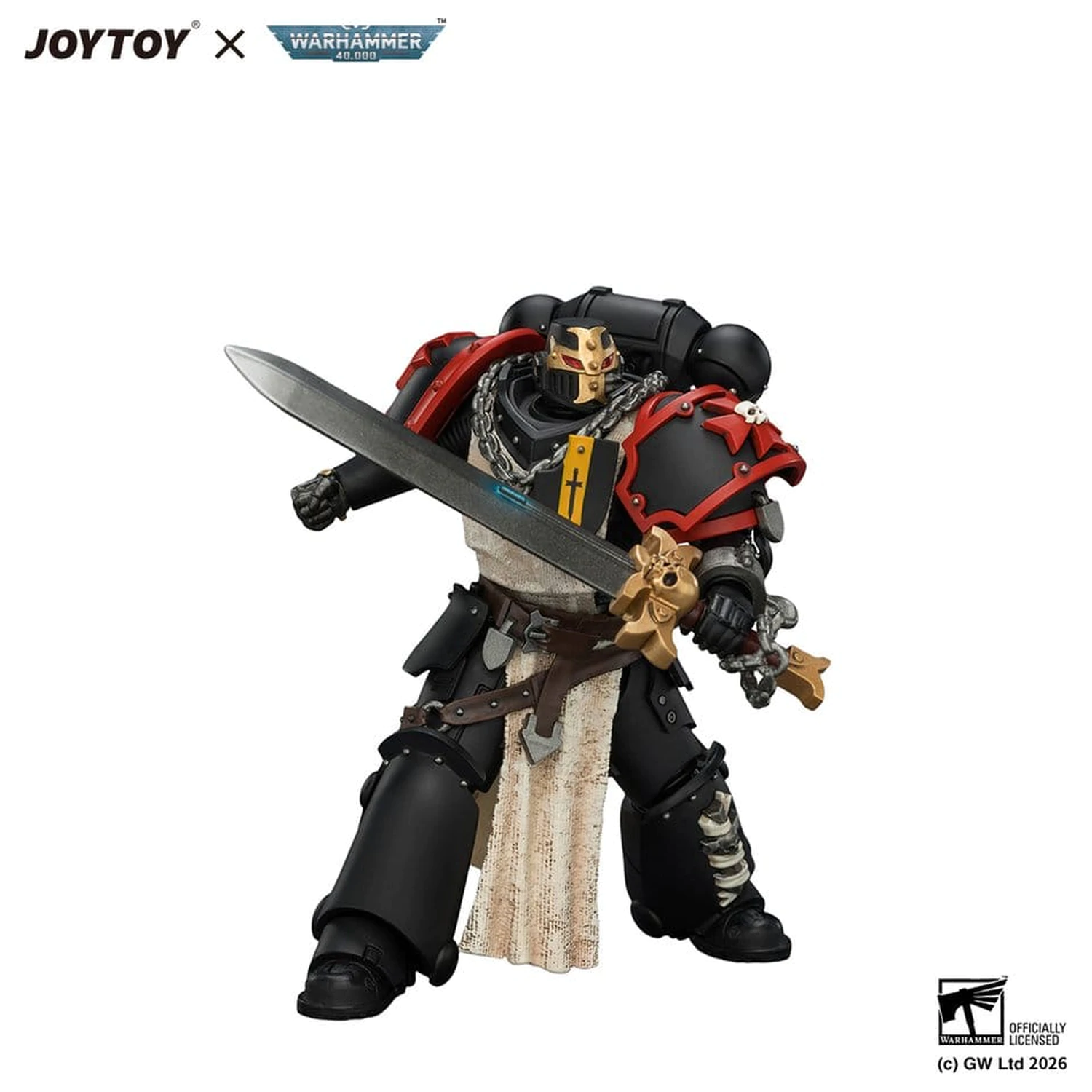 Warhammer akční figurka Black Templars Crusader Ancient 12 cm fotografii produktu