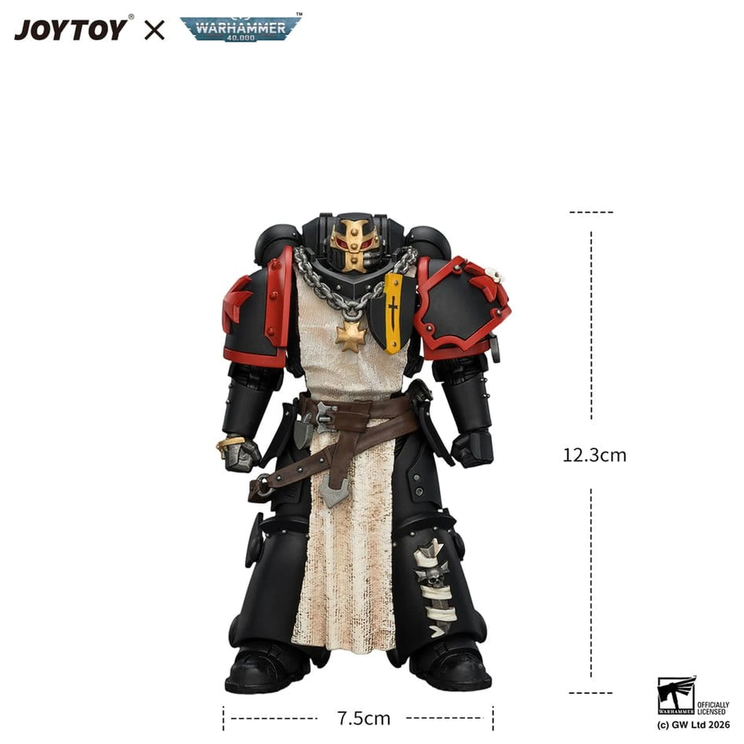 Warhammer akční figurka Black Templars Crusader Ancient 12 cm fotografii produktu