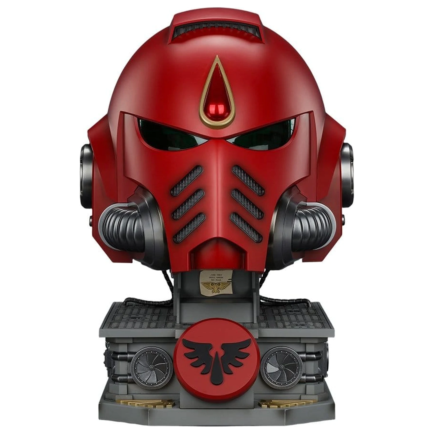 Warhammer replika Blood Angels MkX přilba a stojan 44 cm fotografii produktu