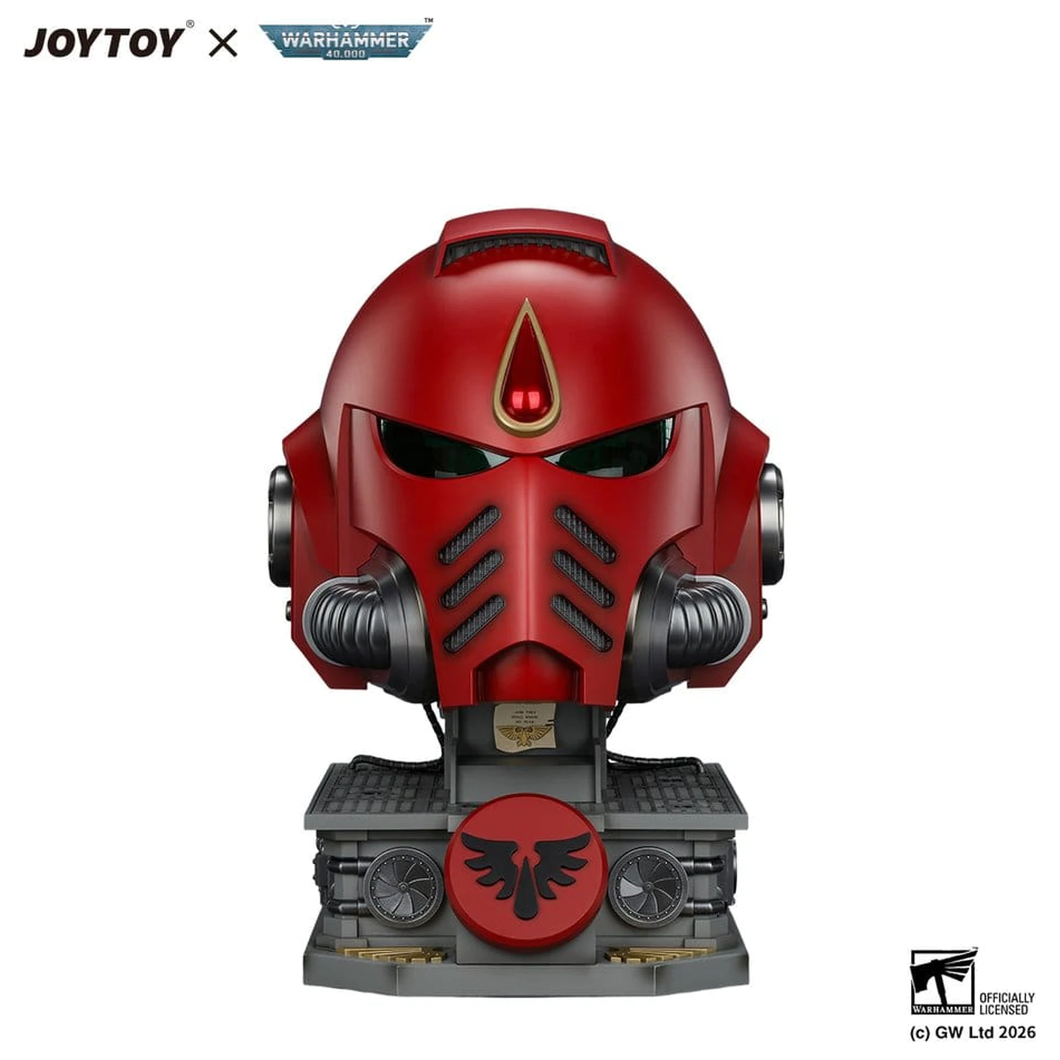 Warhammer replika Blood Angels MkX přilba a stojan 44 cm fotografii produktu
