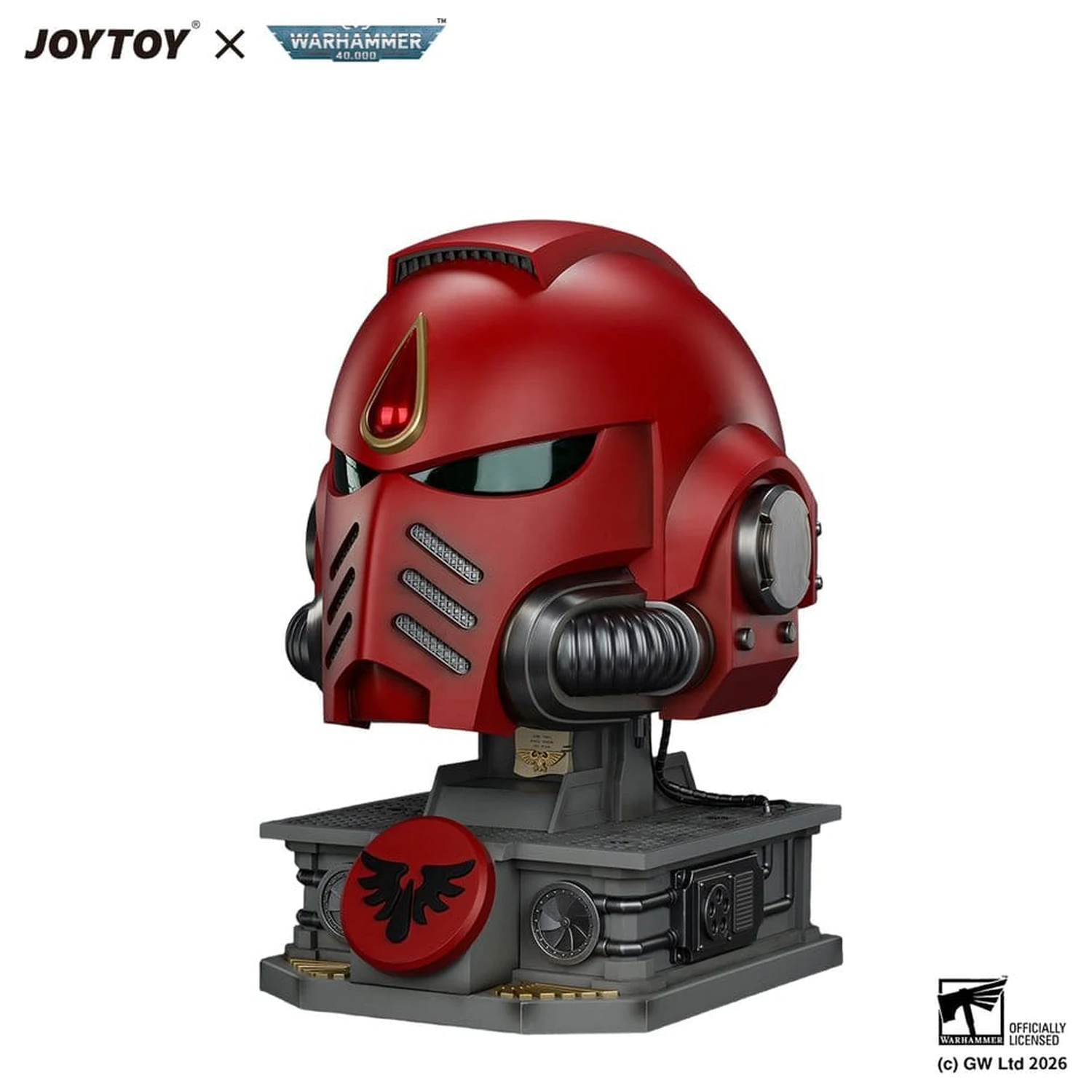 Warhammer replika Blood Angels MkX přilba a stojan 44 cm fotografii produktu