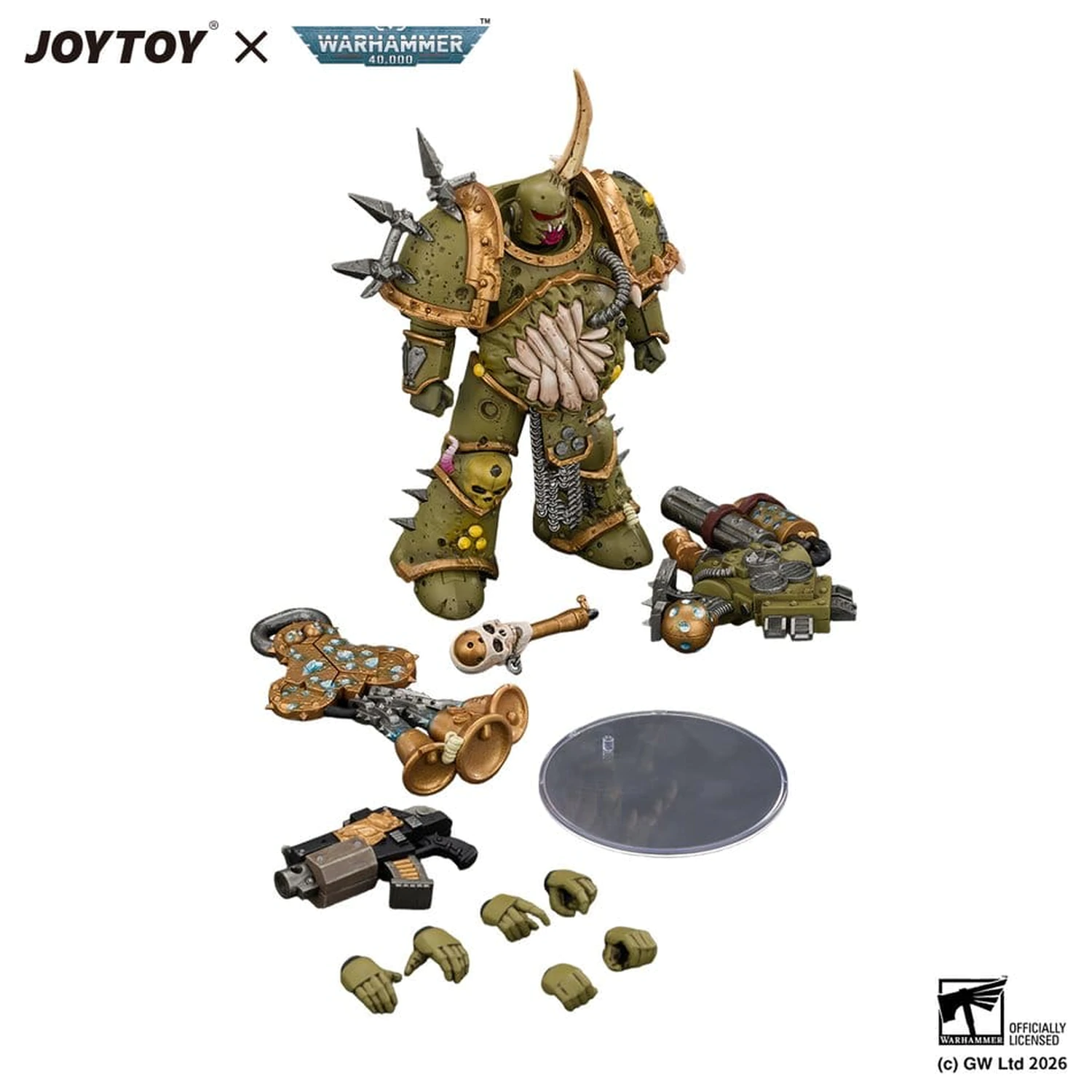 Akční figurka Warhammer Death Guard Plague Marine 1 12 cm fotografii produktu