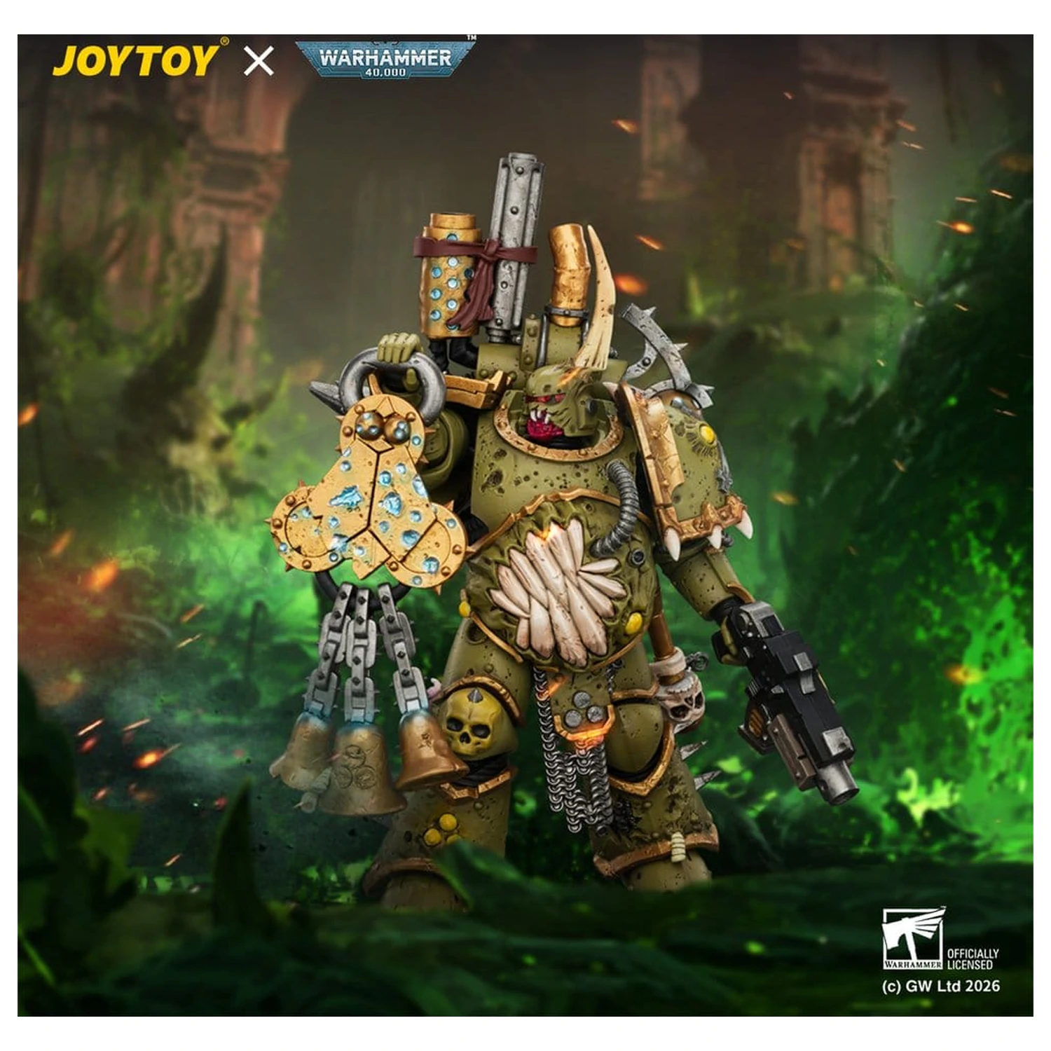 Akční figurka Warhammer Death Guard Plague Marine 1 12 cm fotografii produktu