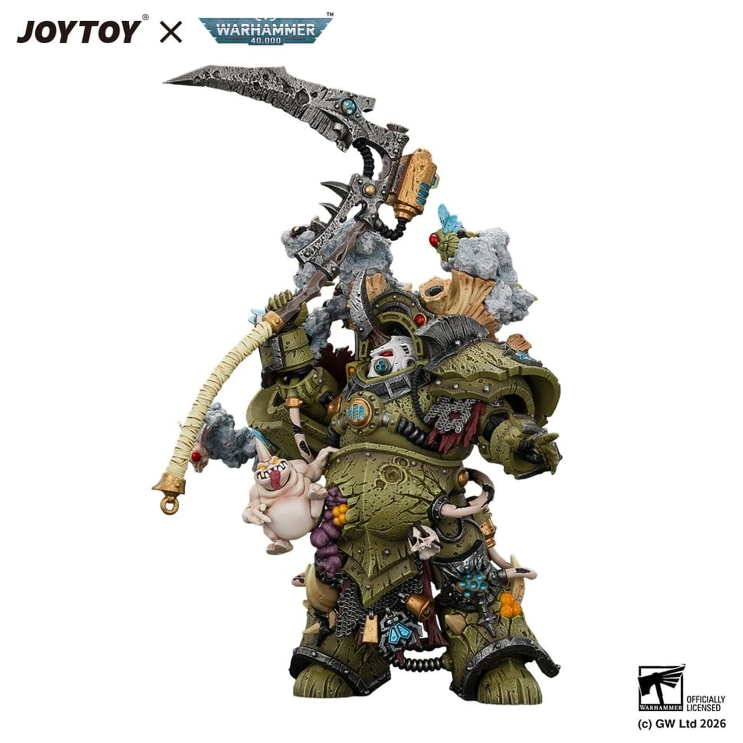 Warhammer akční figurka Death Guard Typhus Herald of the Plague God 15 cm fotografii produktu