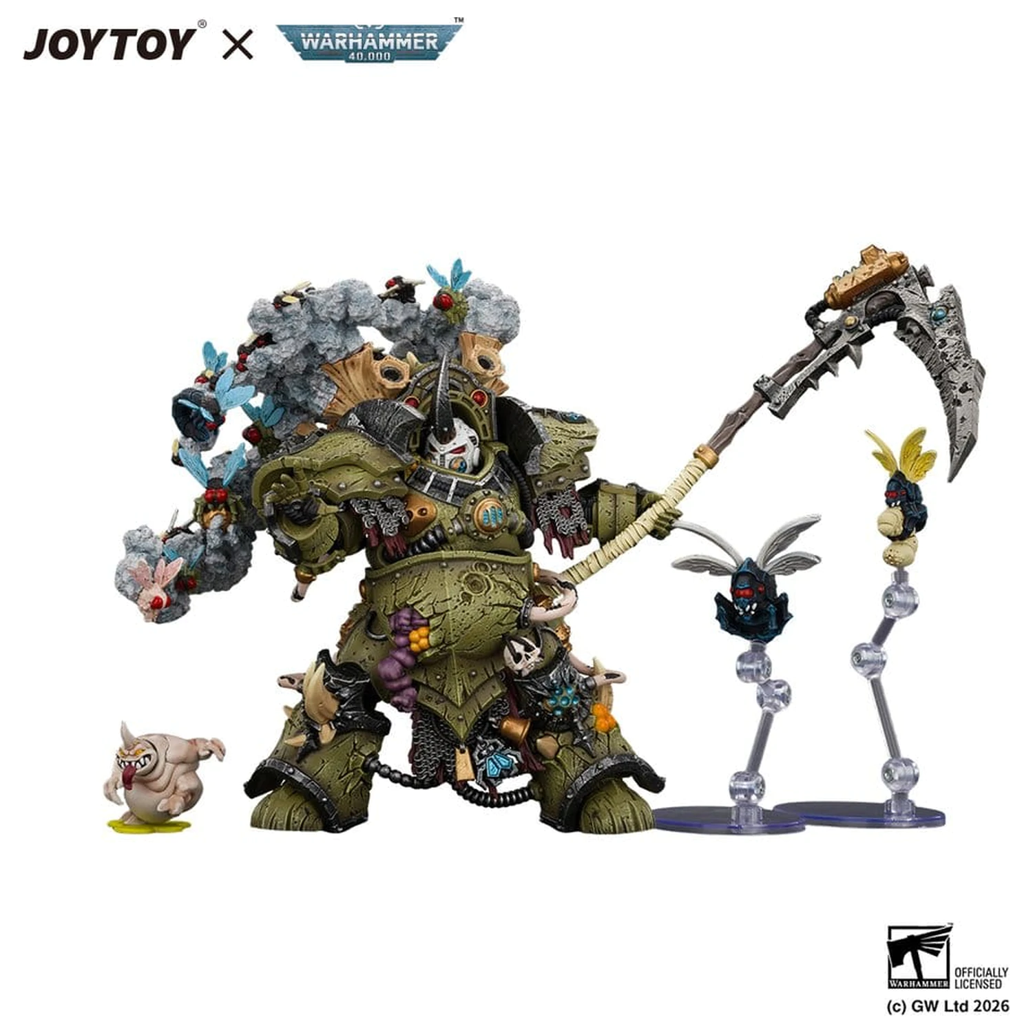 Warhammer akční figurka Death Guard Typhus Herald of the Plague God 15 cm fotografii produktu