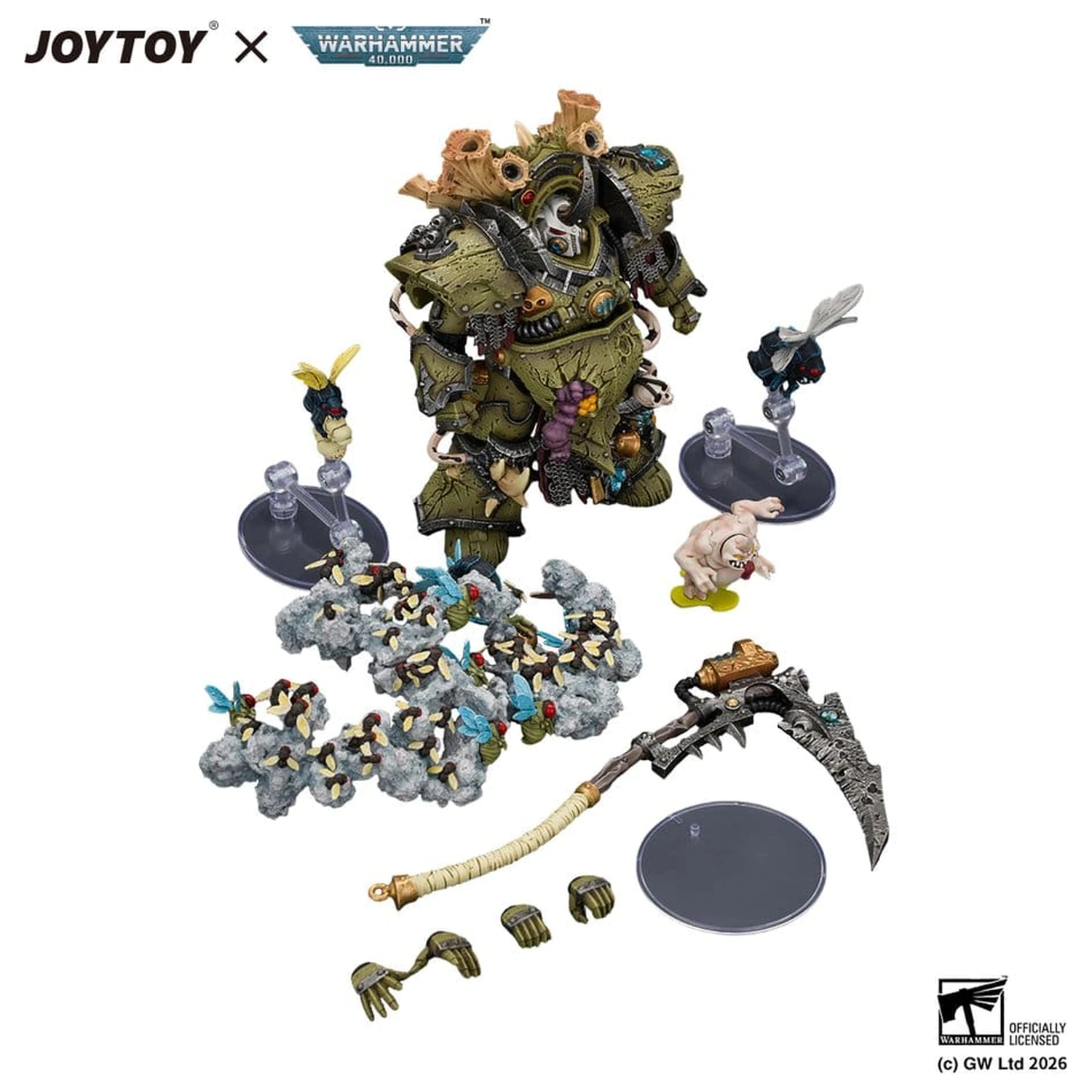 Warhammer akční figurka Death Guard Typhus Herald of the Plague God 15 cm fotografii produktu