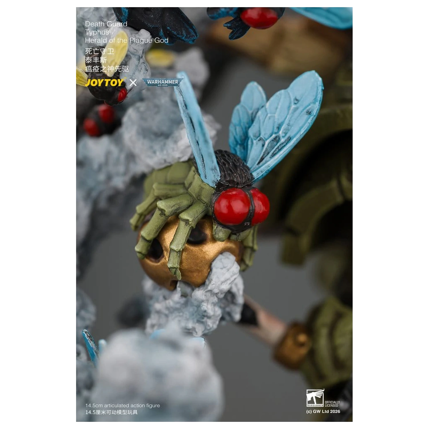 Warhammer akční figurka Death Guard Typhus Herald of the Plague God 15 cm fotografii produktu