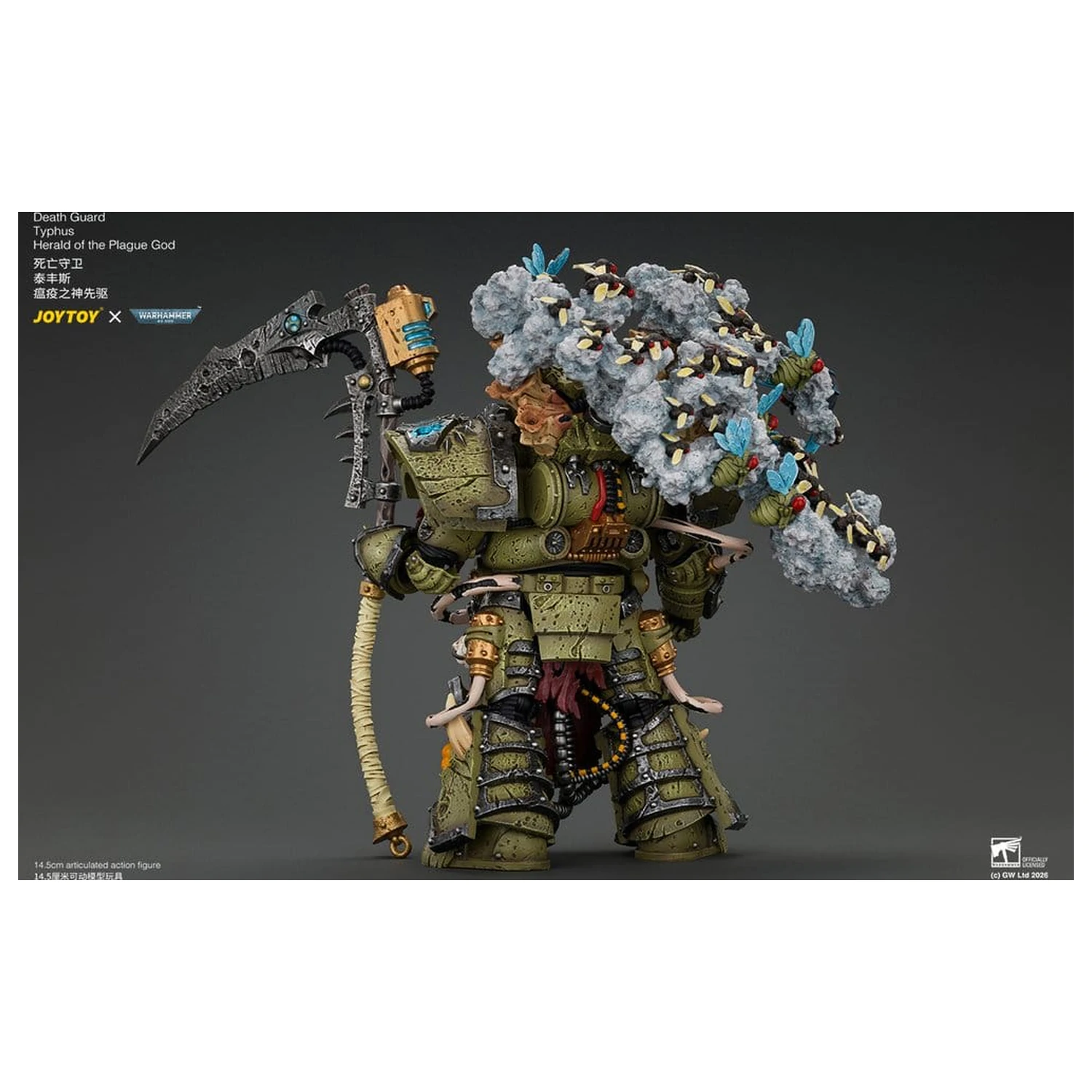 Warhammer akční figurka Death Guard Typhus Herald of the Plague God 15 cm fotografii produktu