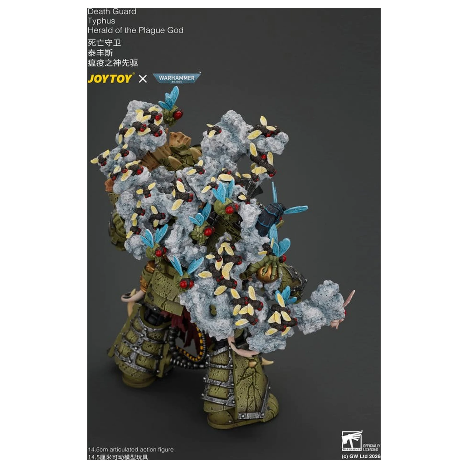 Warhammer akční figurka Death Guard Typhus Herald of the Plague God 15 cm fotografii produktu