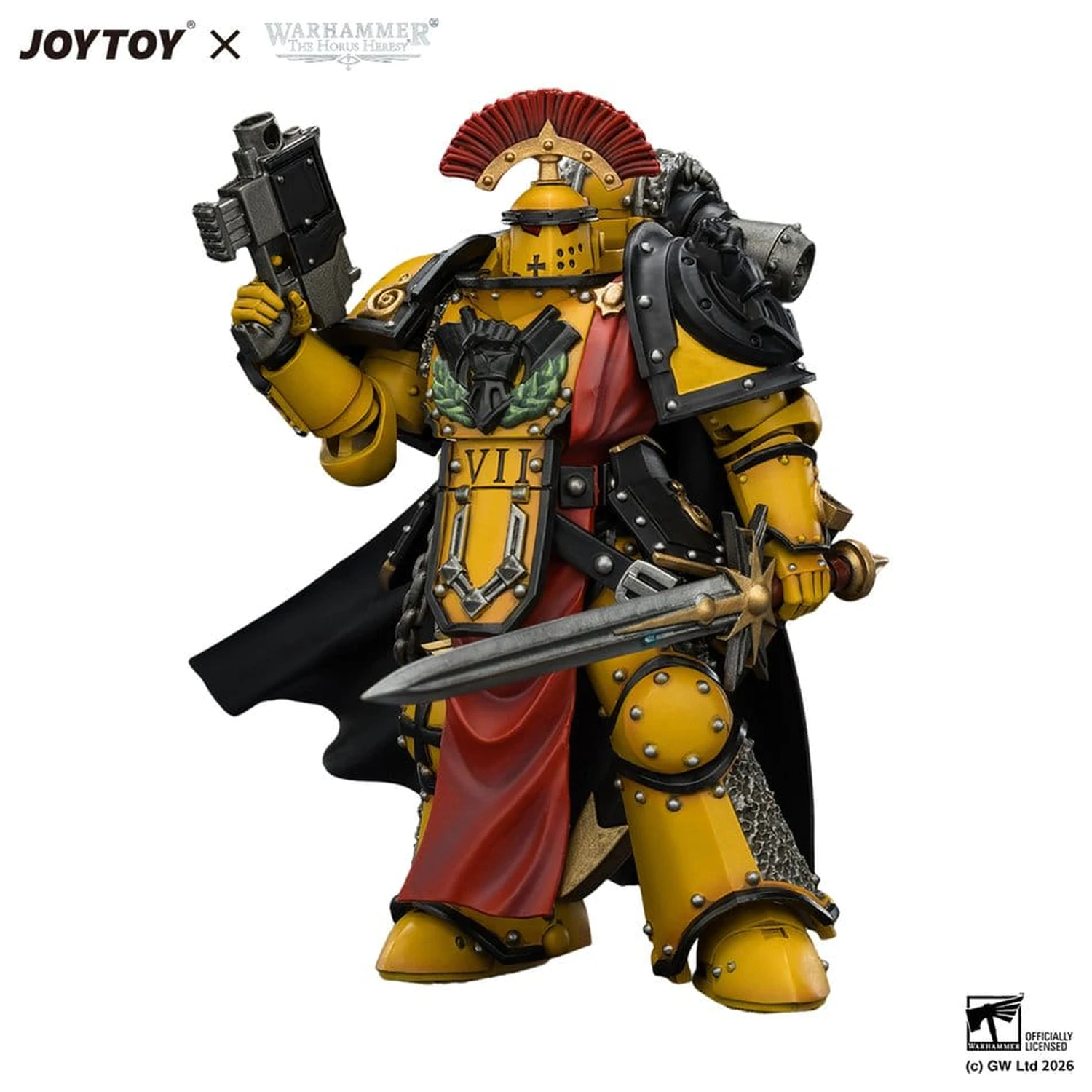 Warhammer akční figurka Imperial Fists Legion Praetor v Mk III brnění 13 cm fotografii produktu