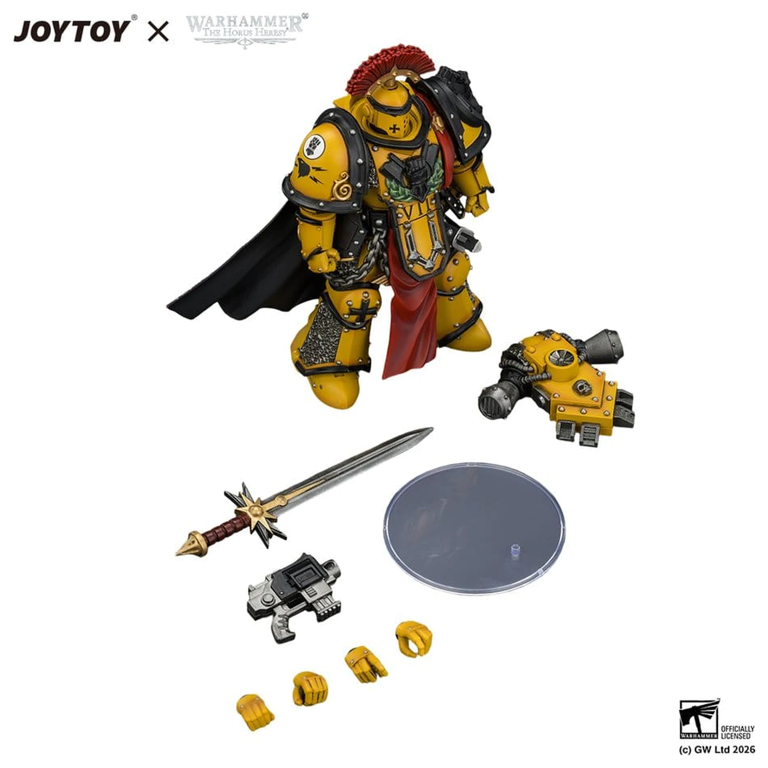 Warhammer akční figurka Imperial Fists Legion Praetor v Mk III brnění 13 cm fotografii produktu