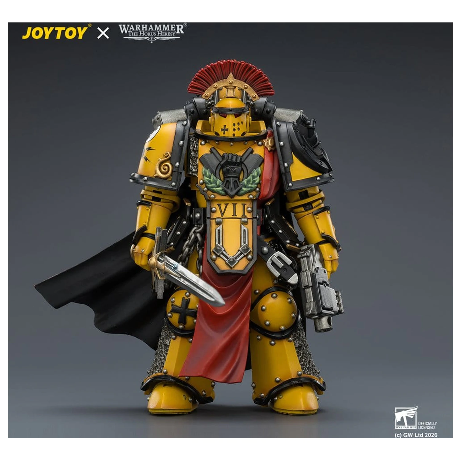 Warhammer akční figurka Imperial Fists Legion Praetor v Mk III brnění 13 cm fotografii produktu